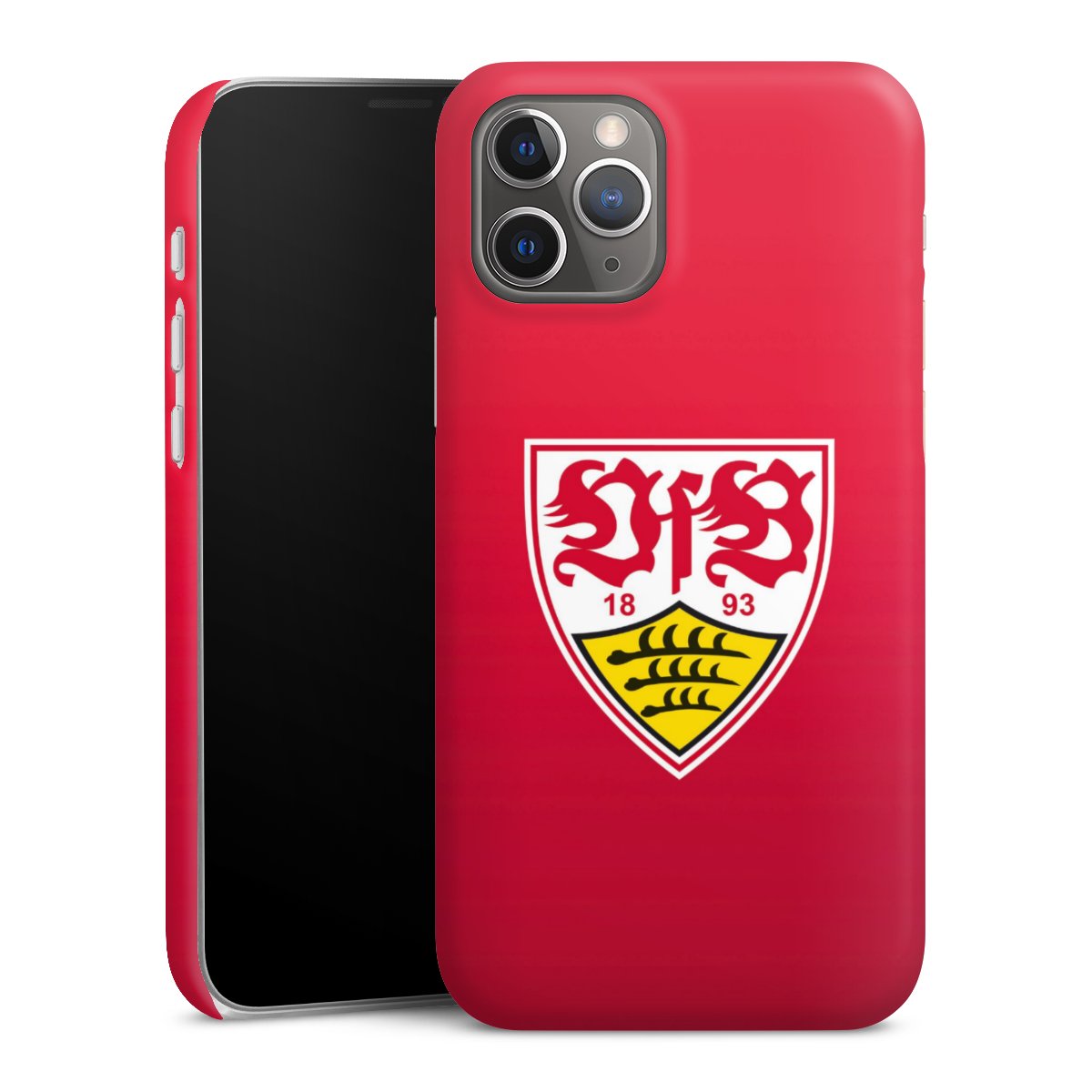 iPhone 12 Pro Handy Premium Case Smartphone Handyhülle Schutzhülle matt Official Licensed Product Vfb Stuttgart Premium Case