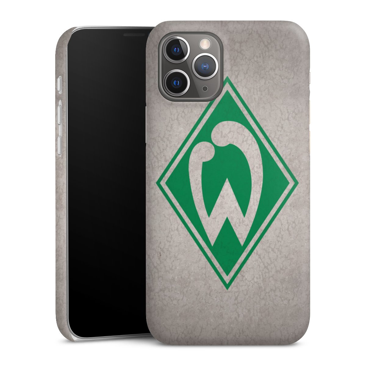 iPhone 12 Pro Handy Premium Case Smartphone Handyhülle Schutzhülle matt Sv Werder Bremen Concrete Official Licensed Product Premium Case