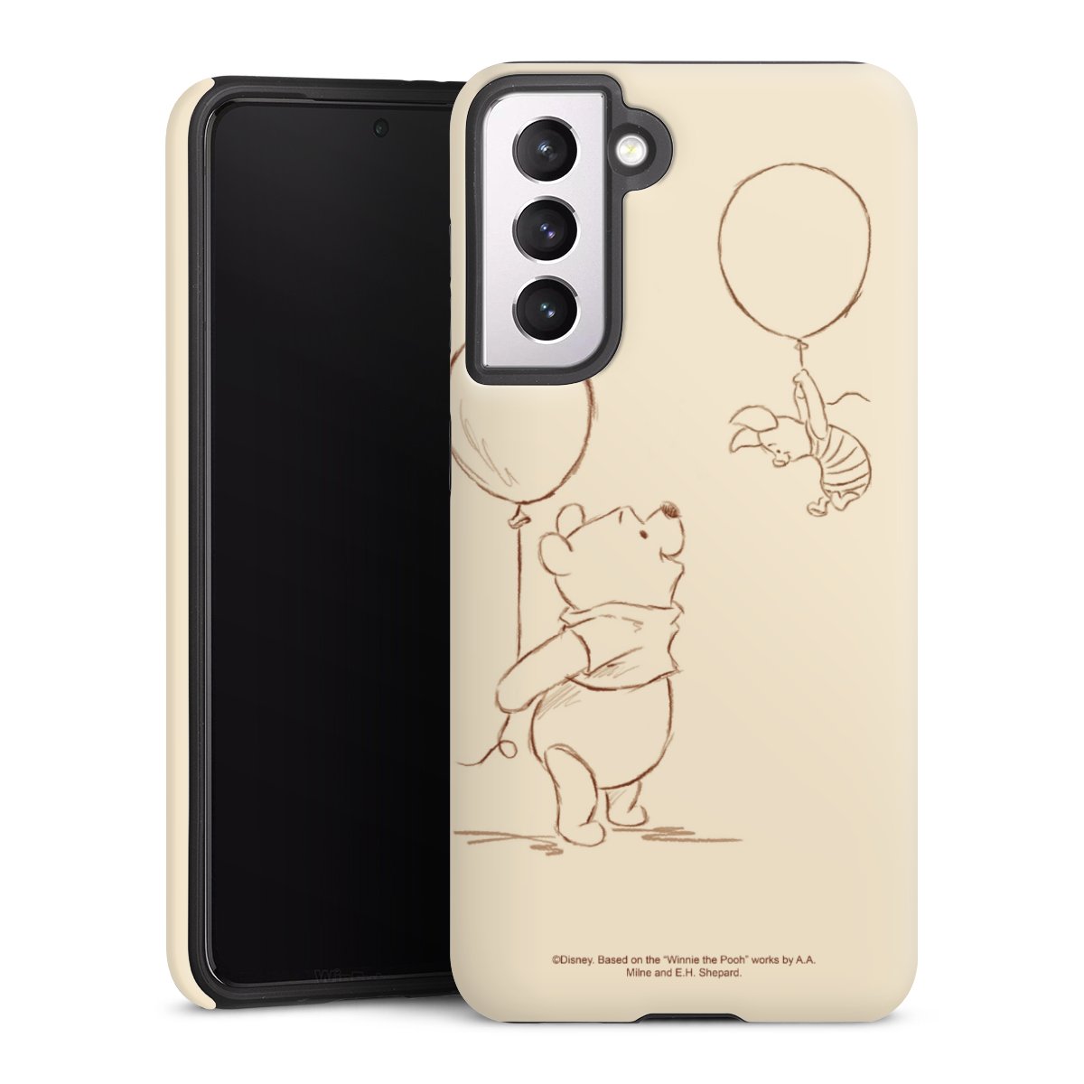 Galaxy S21 5G Handy Panzer Handyhülle robuste Outdoor Hülle Schutzhülle matt Official Licensed Product Winnie The Pooh Disney Tough Case