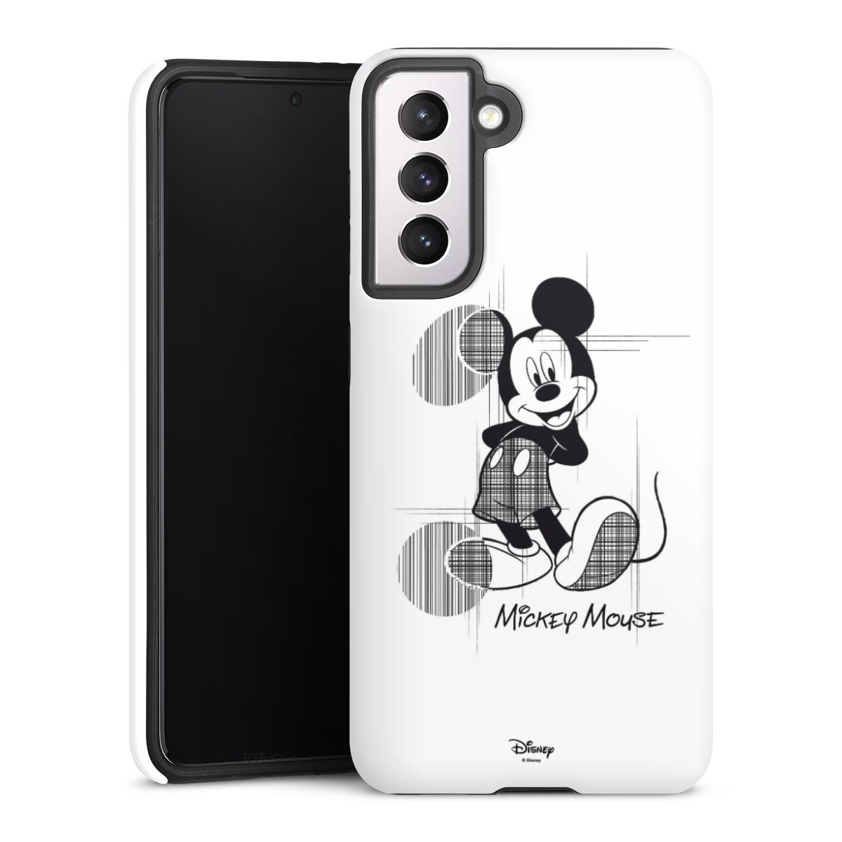 Galaxy S21 5G Handy Panzer Handyhülle robuste Outdoor Hülle Schutzhülle glänzend Disney Official Licensed Product Mickey Mouse Tough Case