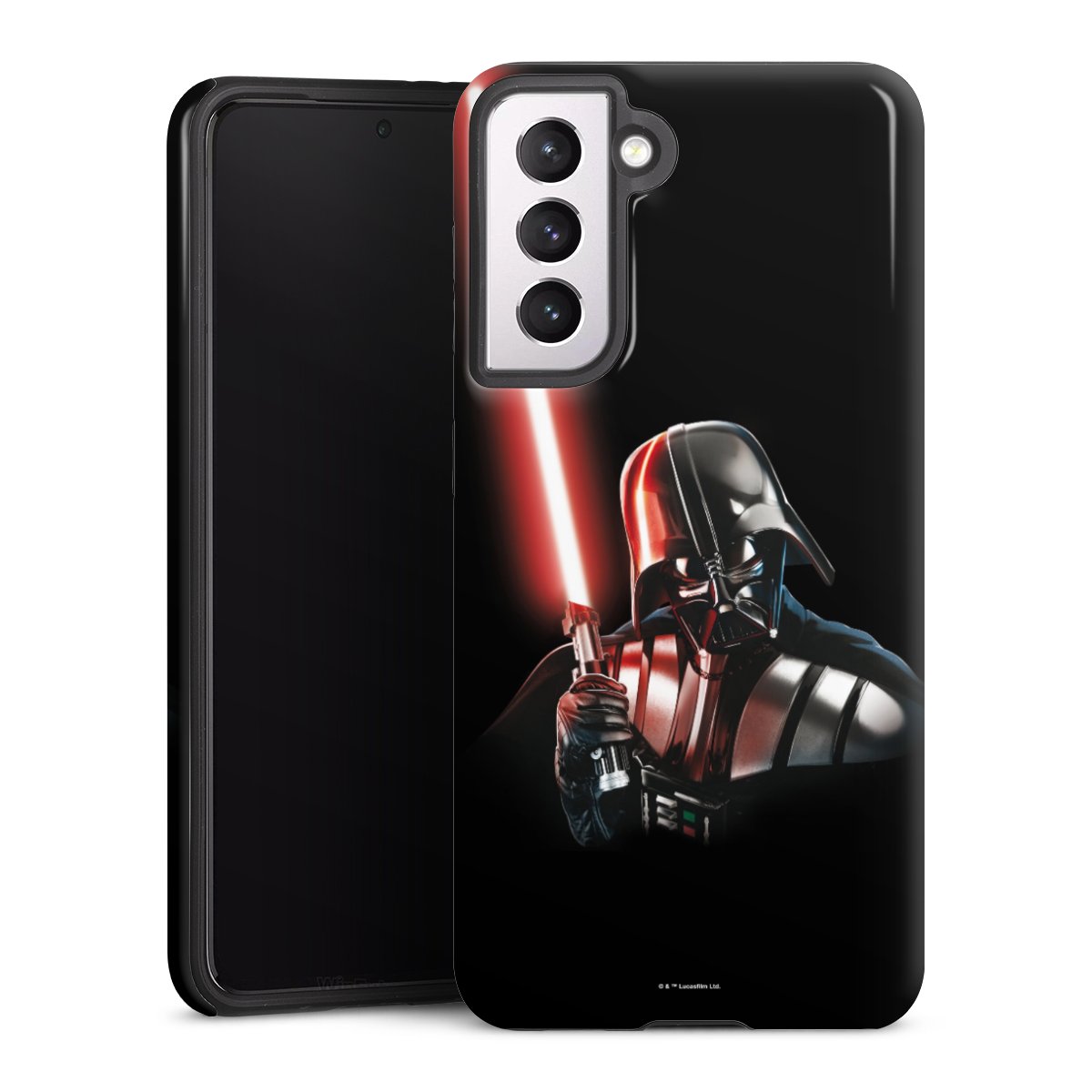 Galaxy S21 5G Handy Panzer Handyhülle robuste Outdoor Hülle Schutzhülle glänzend Star Wars Merchandise Darth Vader Tough Case