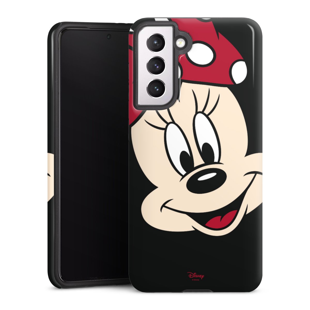 Galaxy S21 5G Handy Panzer Handyhülle robuste Outdoor Hülle Schutzhülle glänzend Minnie Mouse Official Licensed Product Disney Tough Case