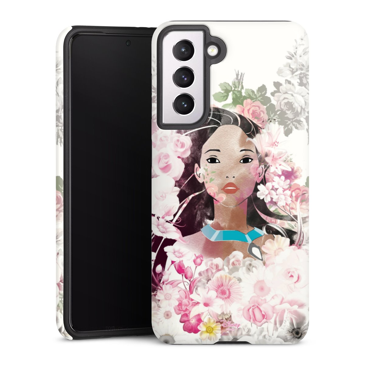 Galaxy S21 5G Handy Panzer Handyhülle robuste Outdoor Hülle Schutzhülle glänzend Pocahontas Official Licensed Product Disney Tough Case