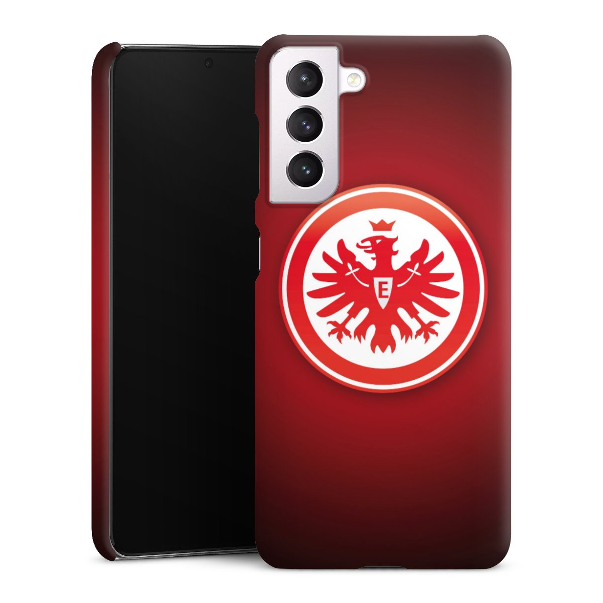 Galaxy S21 5G Handy Premium Case Smartphone Handyhülle Schutzhülle matt Eintracht Frankfurt Official Licensed Product Coat Of Arms Premium Case