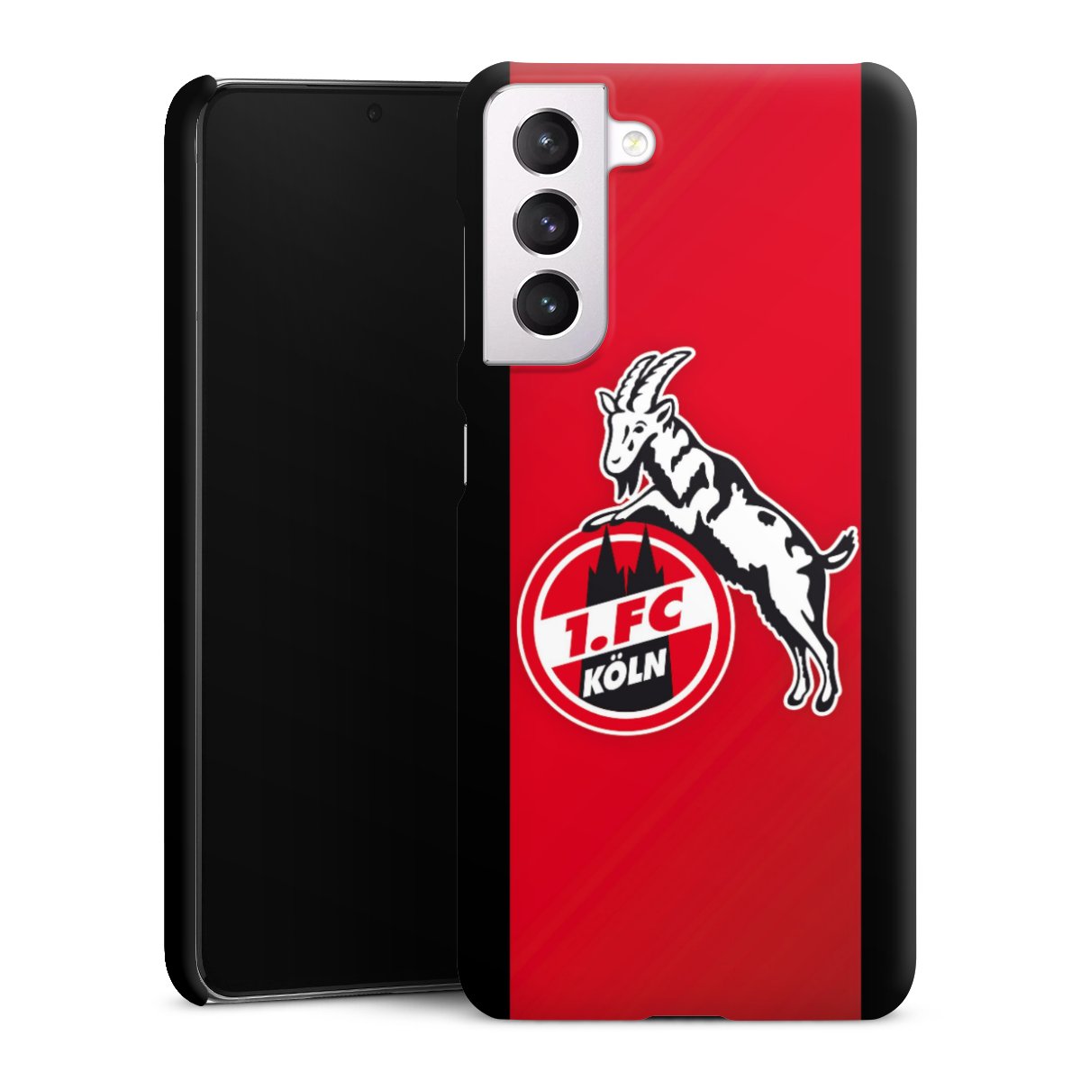 Galaxy S21 5G Handy Premium Case Smartphone Handyhülle Schutzhülle matt Official Licensed Product Billy Goat Hennes 1. Fc Köln Premium Case