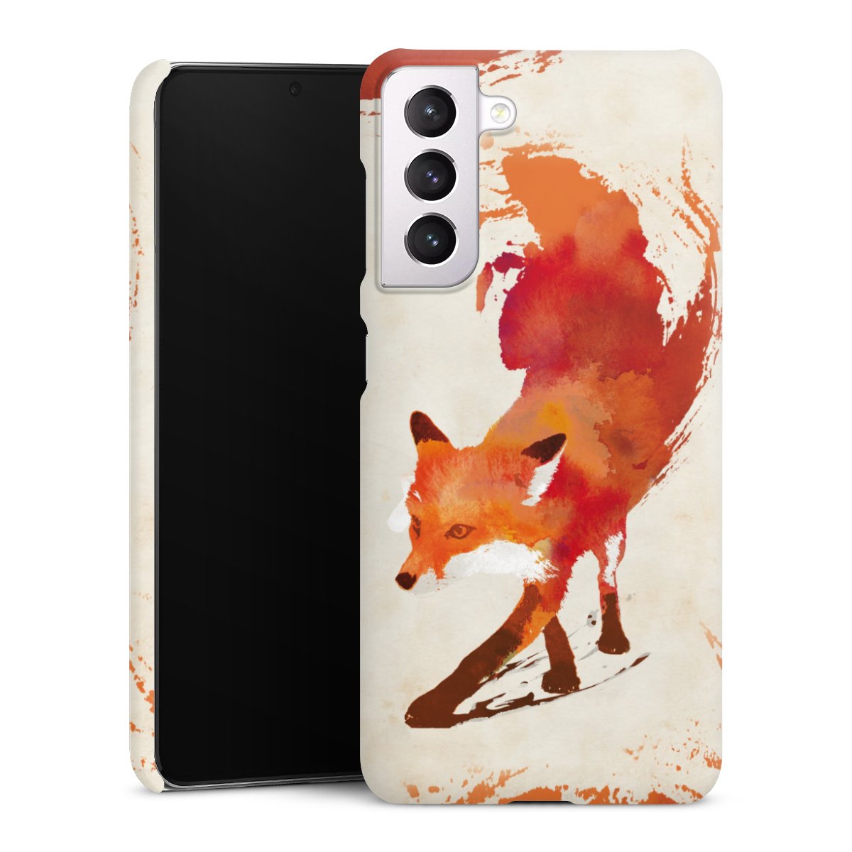 Galaxy S21 5G Handy Premium Case Smartphone Handyhülle Schutzhülle matt Fox Graphic Premium Case