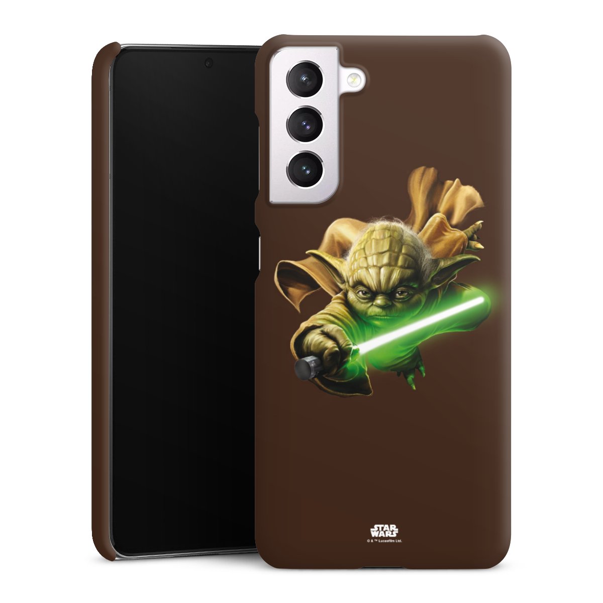 Galaxy S21 5G Handy Premium Case Smartphone Handyhülle Schutzhülle matt Yoda Merchandise Star Wars Premium Case