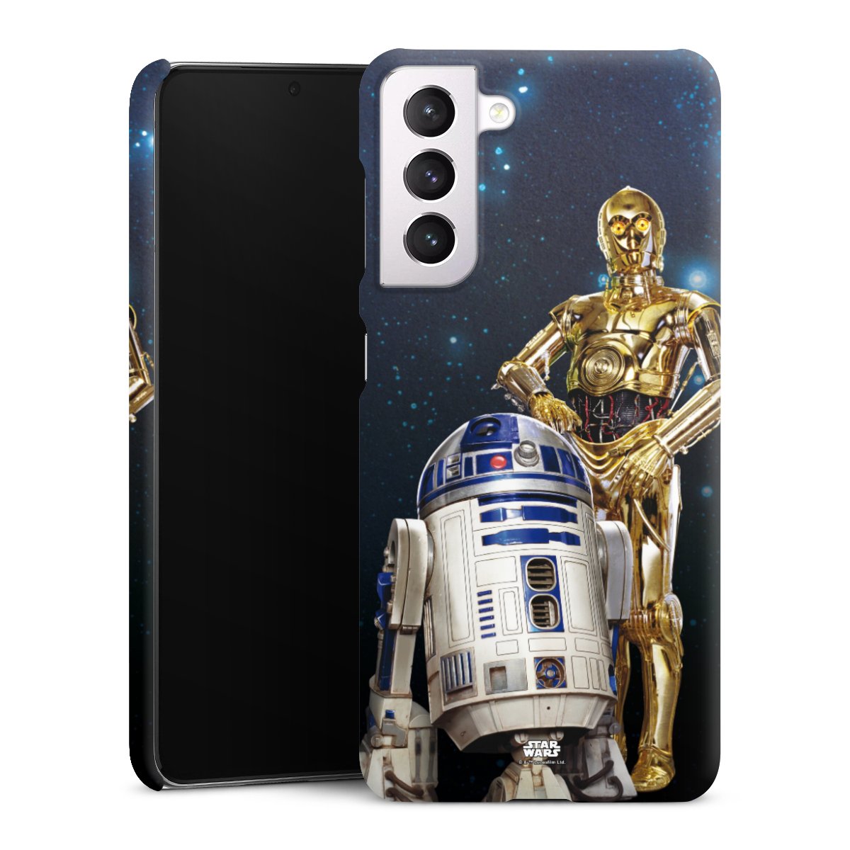 Galaxy S21 5G Handy Premium Case Smartphone Handyhülle Schutzhülle matt Weltall Star Wars R2d2 Premium Case