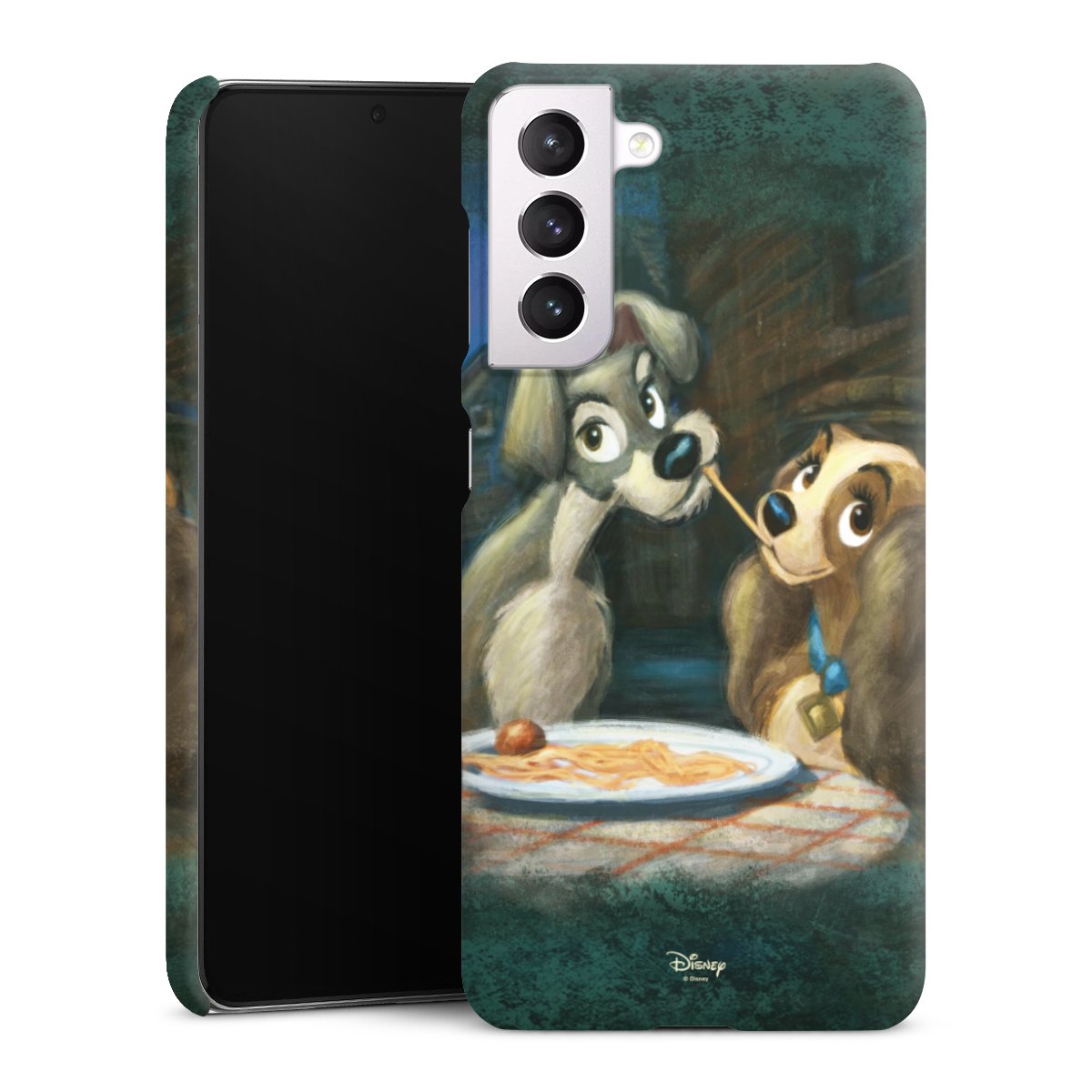 Galaxy S21 5G Handy Premium Case Smartphone Handyhülle Schutzhülle matt Lady And The Tramp Official Licensed Product Disney Premium Case