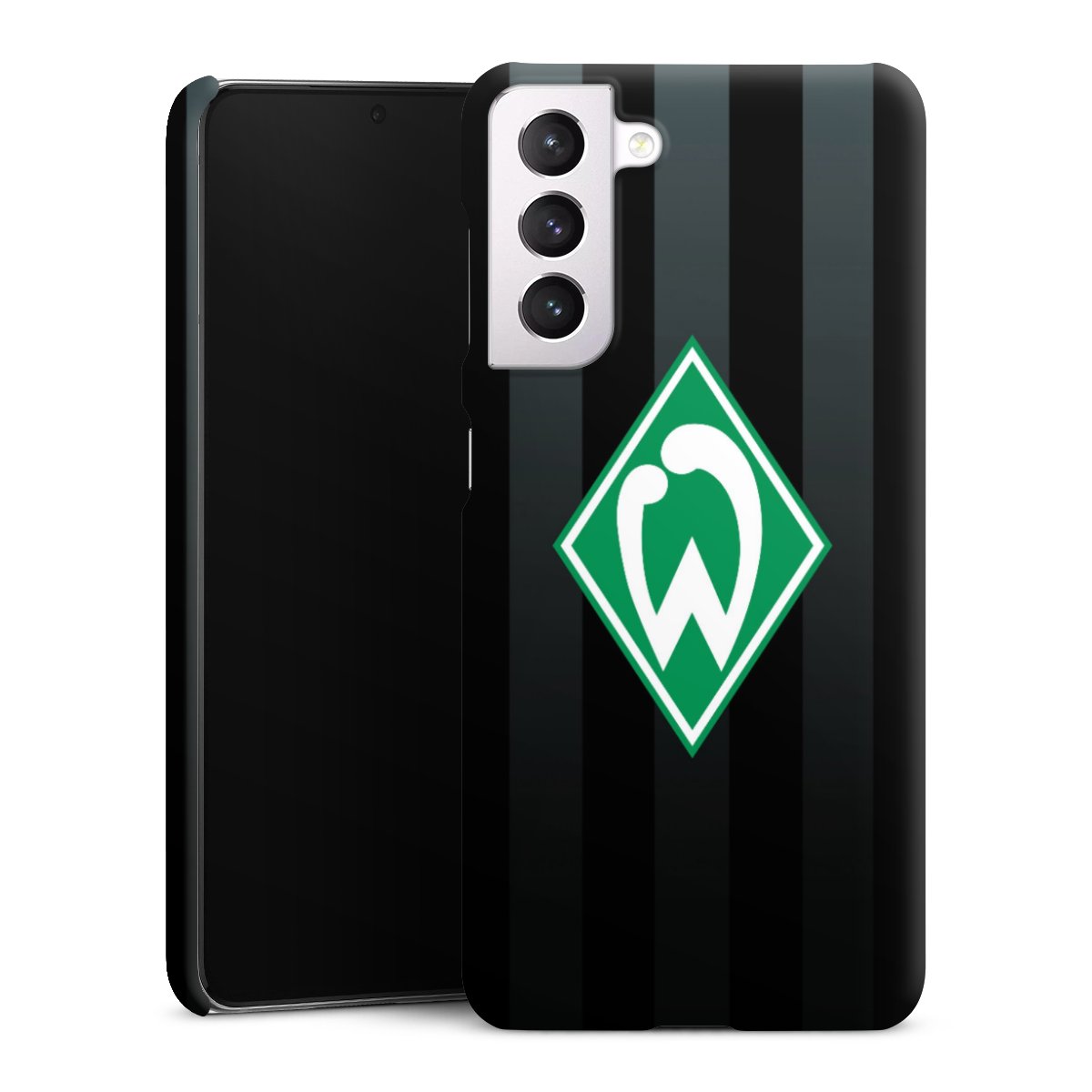 Galaxy S21 5G Handy Premium Case Smartphone Handyhülle Schutzhülle matt Stripes Sv Werder Bremen Official Licensed Product Premium Case