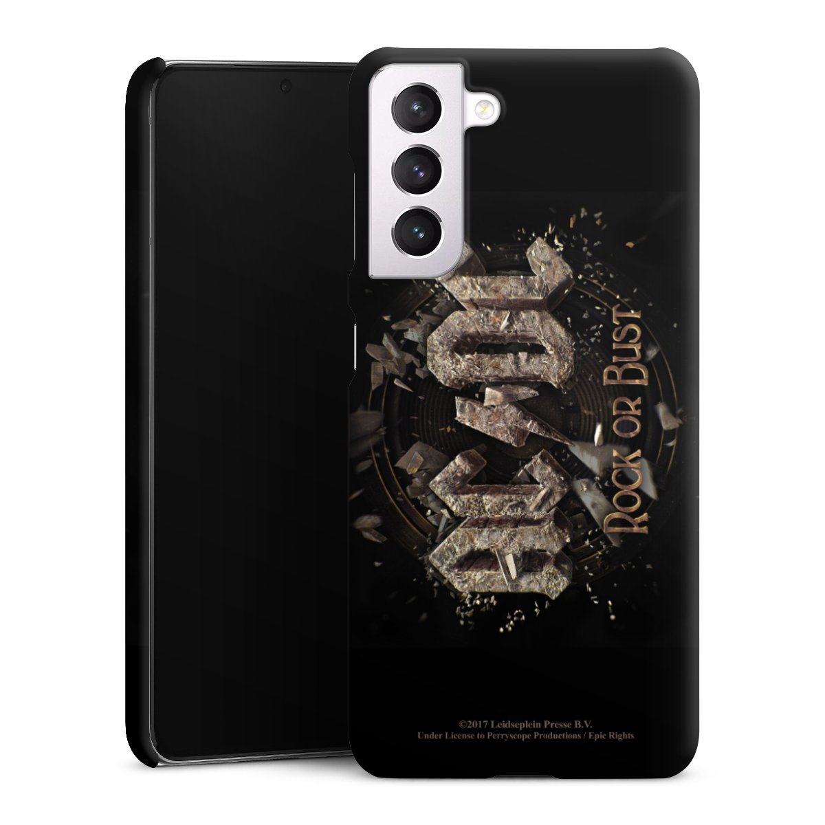 Galaxy S21 5G Handy Premium Case Smartphone Handyhülle Schutzhülle matt Acdc Official Licensed Product Rock Or Bust Premium Case