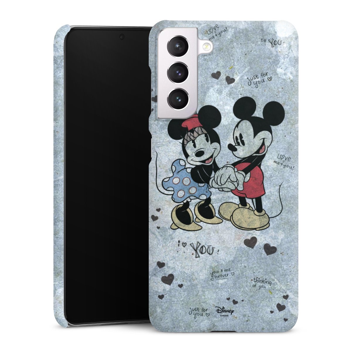 Galaxy S21 5G Handy Premium Case Smartphone Handyhülle Schutzhülle matt Mickey & Minnie Mouse Vintage Disney Premium Case