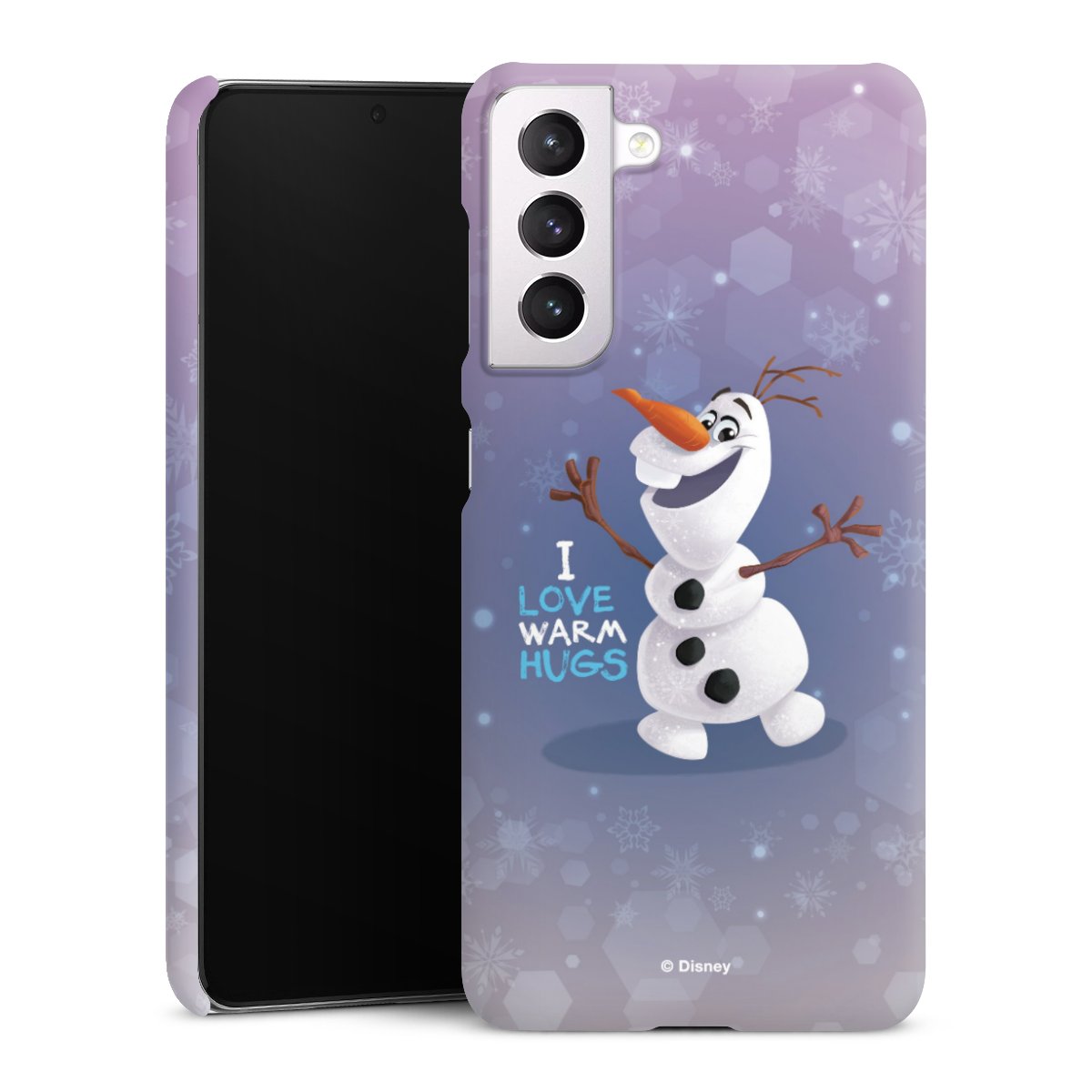 Galaxy S21 5G Handy Premium Case Smartphone Handyhülle Schutzhülle matt Frozen Frozen Olaf Official Licensed Product Premium Case