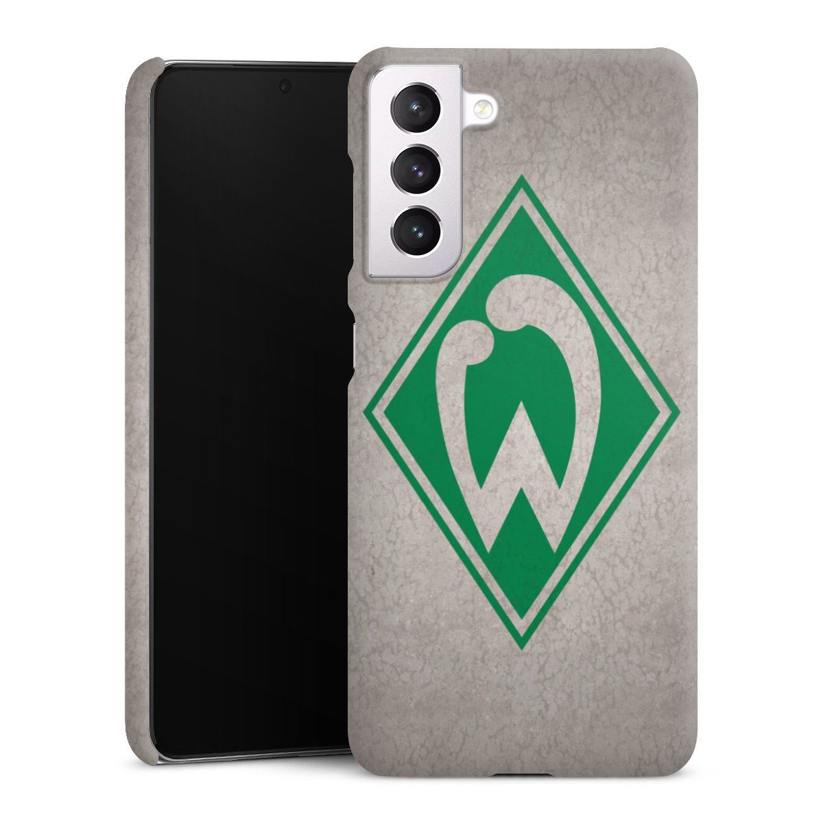 Galaxy S21 5G Handy Premium Case Smartphone Handyhülle Schutzhülle matt Sv Werder Bremen Concrete Official Licensed Product Premium Case