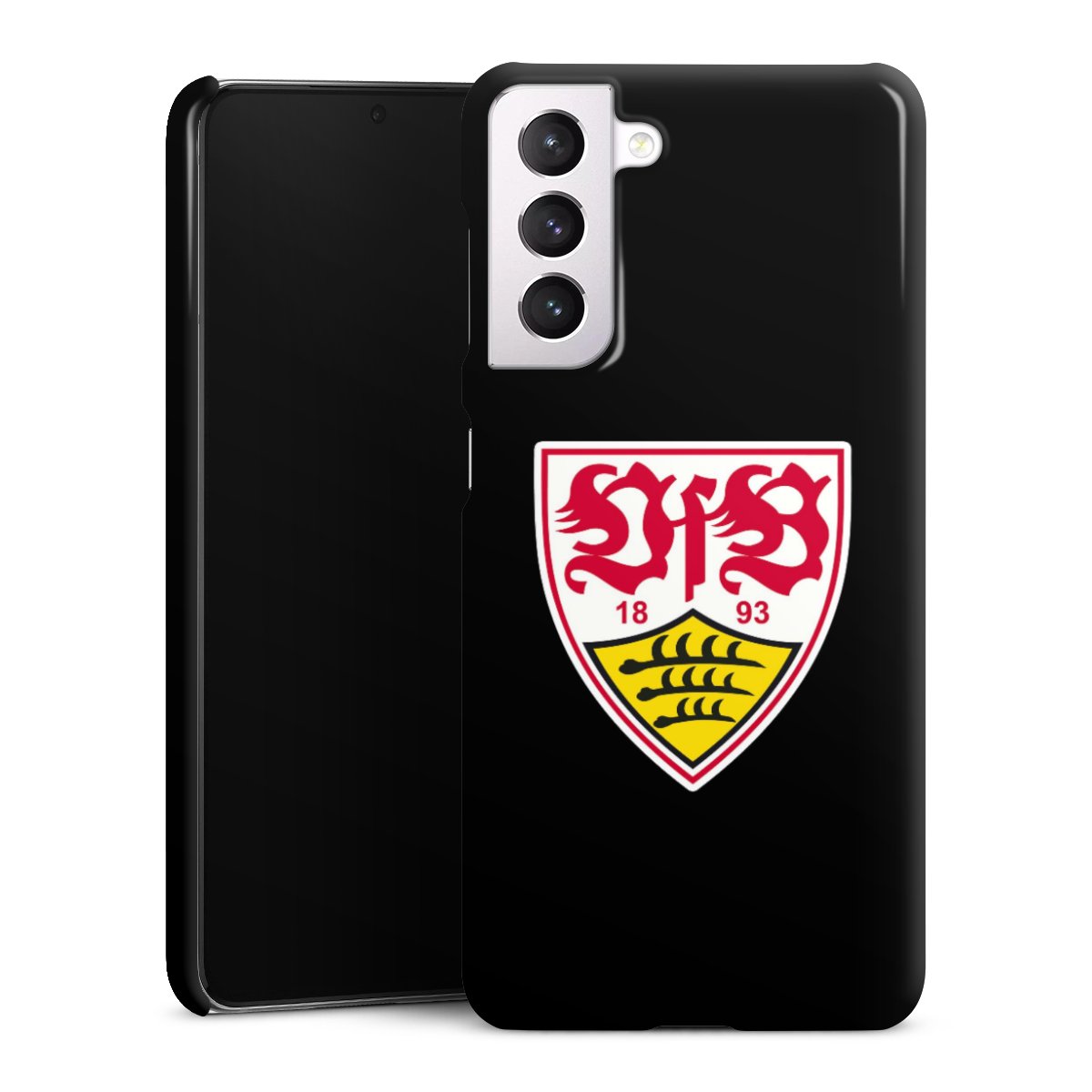 Galaxy S21 5G Handy Premium Case Smartphone Handyhülle Schutzhülle glänzend Vfb Stuttgart Official Licensed Product Coat Of Arms Premium Case