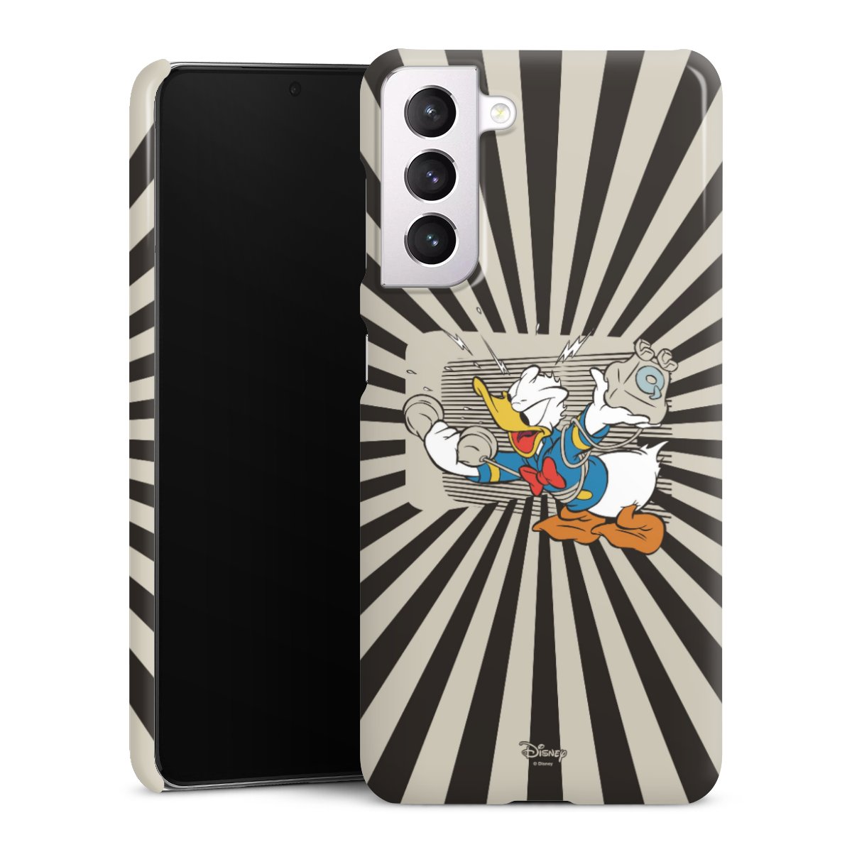 Galaxy S21 5G Handy Premium Case Smartphone Handyhülle Schutzhülle glänzend Donald Duck Disney Official Licensed Product Premium Case