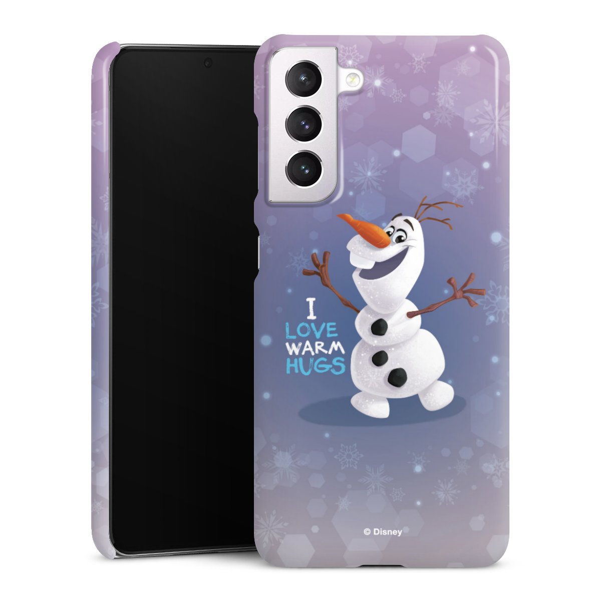 Galaxy S21 5G Handy Premium Case Smartphone Handyhülle Schutzhülle glänzend Frozen Frozen Olaf Official Licensed Product Premium Case