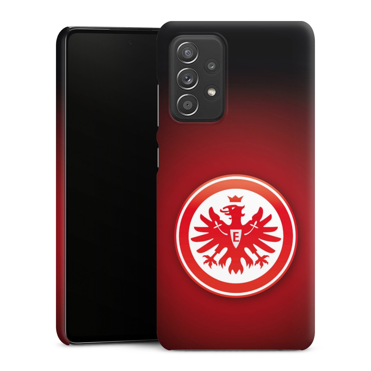 Galaxy A52s 5G Handy Premium Case Smartphone Handyhülle Schutzhülle matt Eintracht Frankfurt Official Licensed Product Coat Of Arms Premium Case