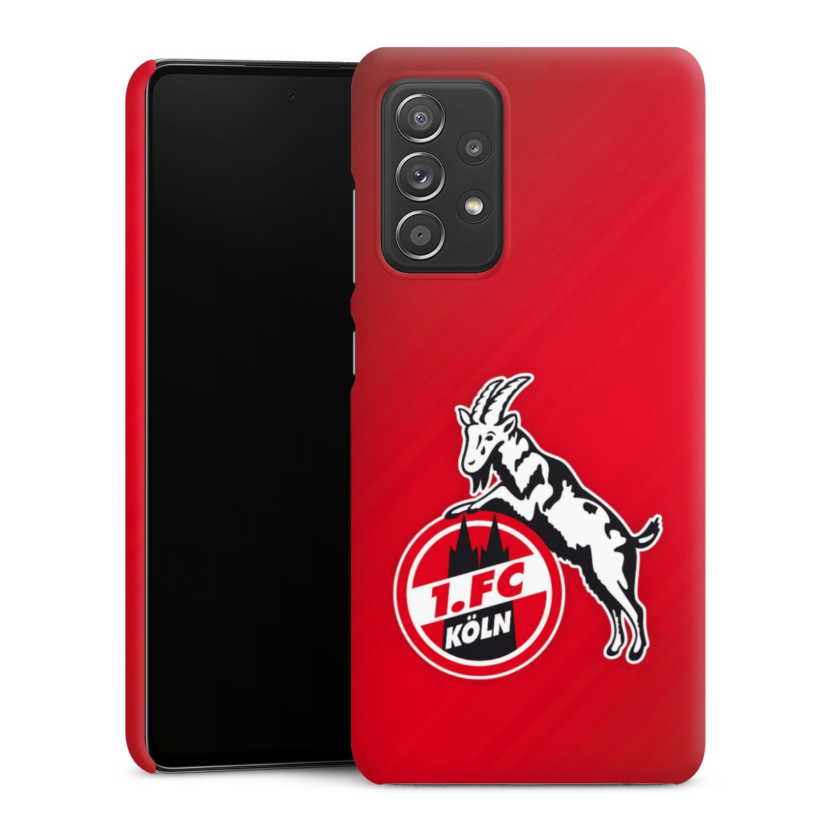 Galaxy A52s 5G Handy Premium Case Smartphone Handyhülle Schutzhülle matt Official Licensed Product Effzeh 1. Fc Köln Premium Case