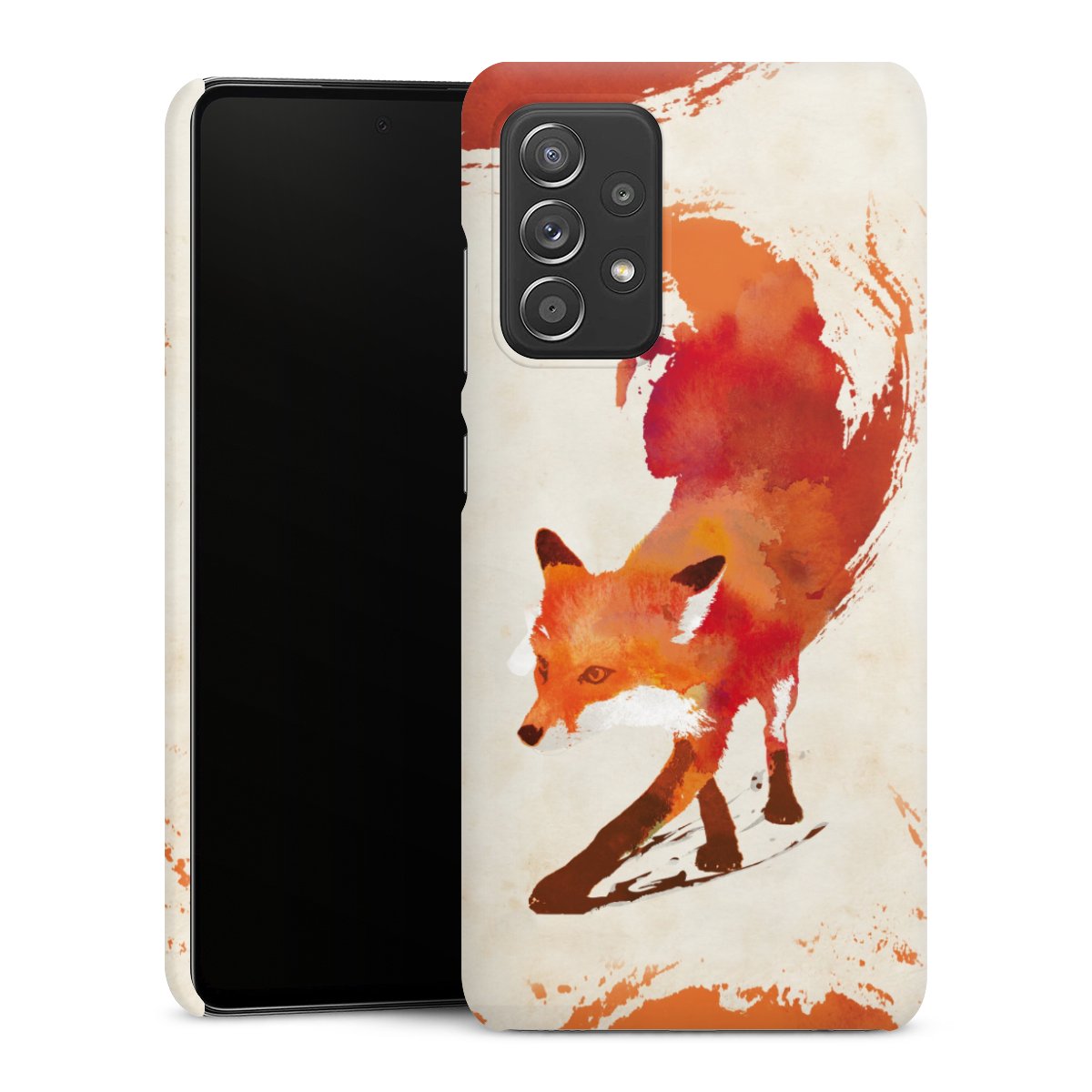 Galaxy A52s 5G Handy Premium Case Smartphone Handyhülle Schutzhülle matt Fox Graphic Premium Case