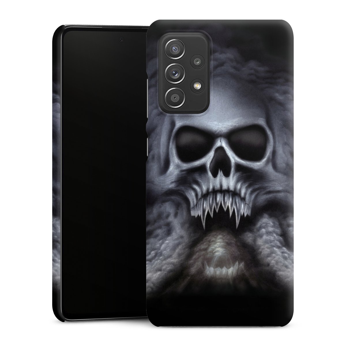 Galaxy A52s 5G Handy Premium Case Smartphone Handyhülle Schutzhülle matt Totenkopf Skull Premium Case