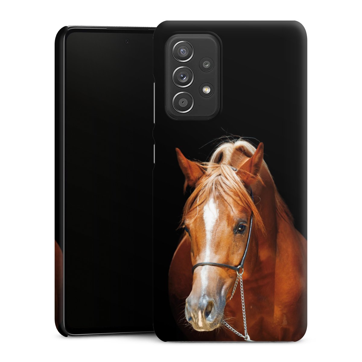 Galaxy A52s 5G Handy Premium Case Smartphone Handyhülle Schutzhülle matt Mare Horse Hobby Premium Case