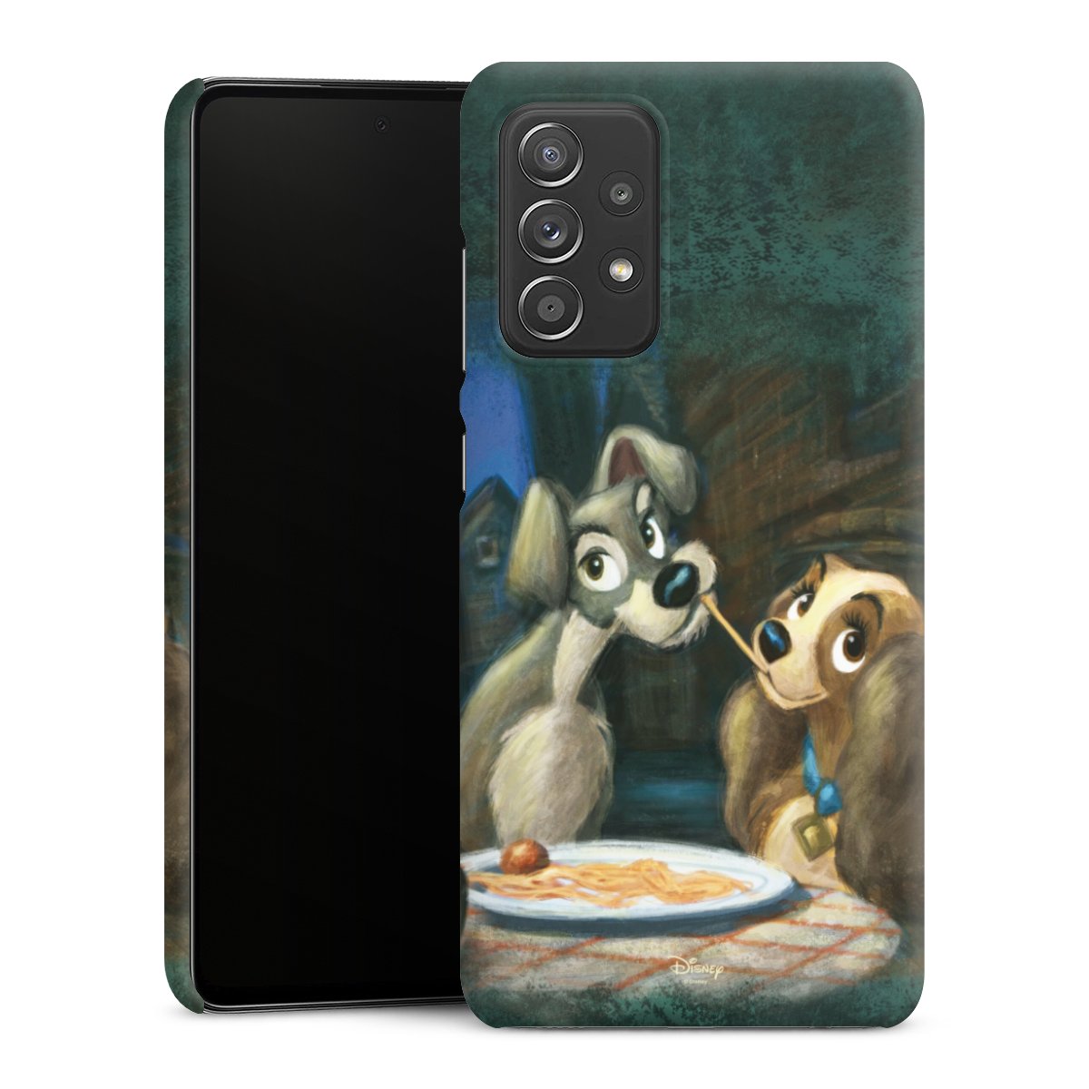 Galaxy A52s 5G Handy Premium Case Smartphone Handyhülle Schutzhülle matt Lady And The Tramp Official Licensed Product Disney Premium Case