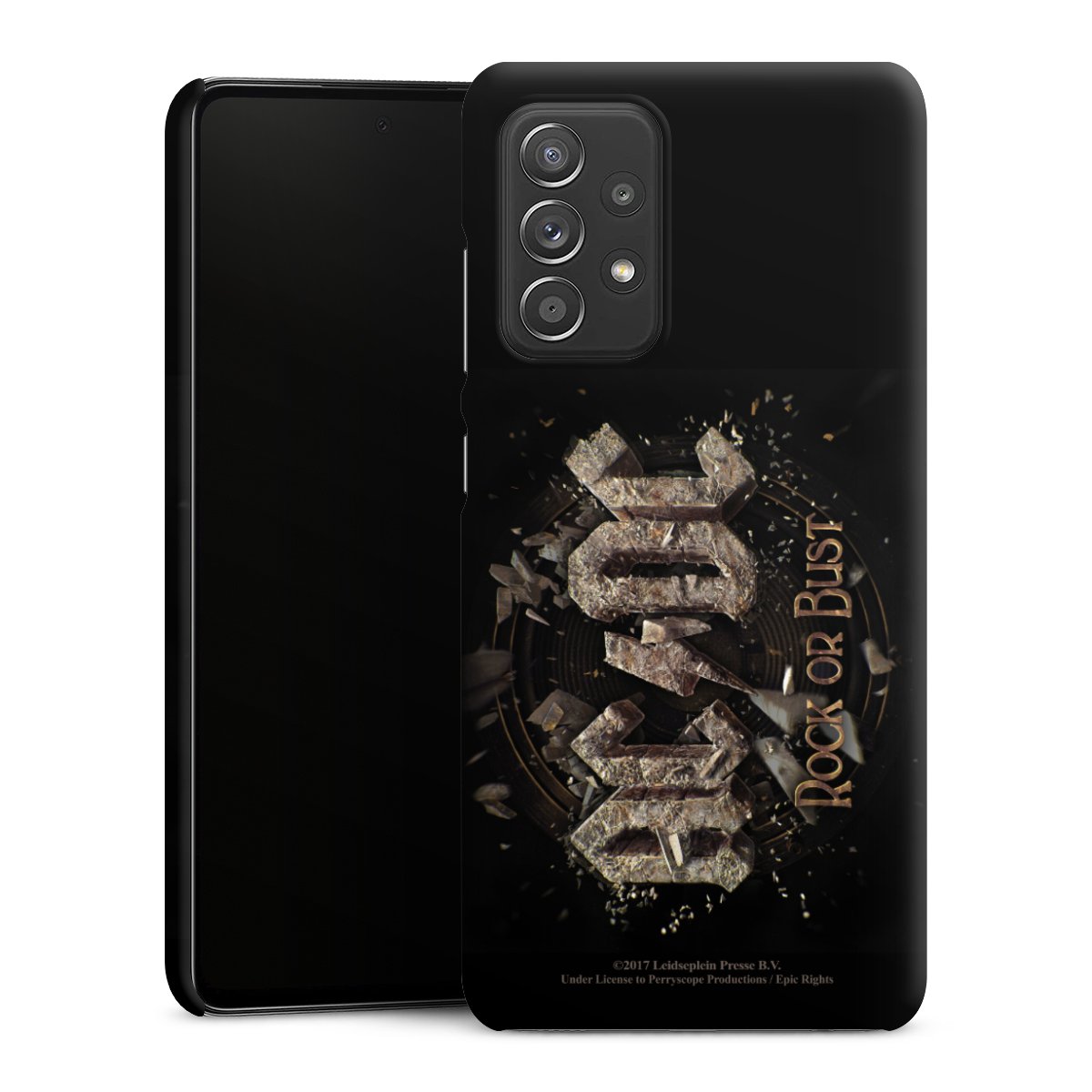 Galaxy A52s 5G Handy Premium Case Smartphone Handyhülle Schutzhülle matt Acdc Official Licensed Product Rock Or Bust Premium Case