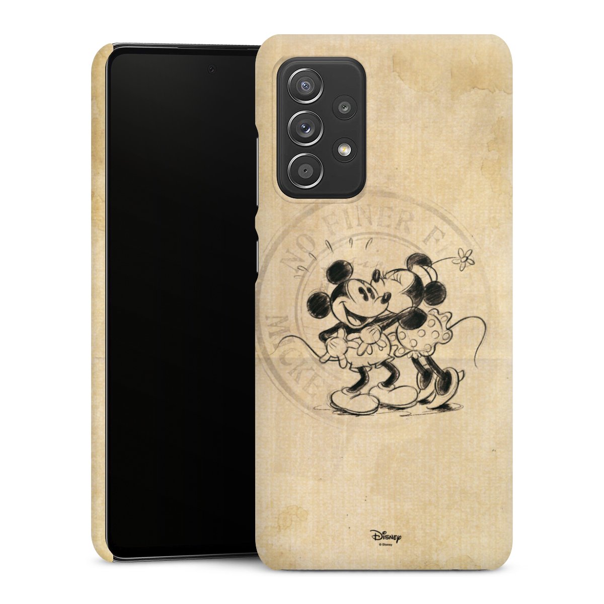 Galaxy A52s 5G Handy Premium Case Smartphone Handyhülle Schutzhülle matt Mickey Mouse Vintage Minnie Mouse Premium Case