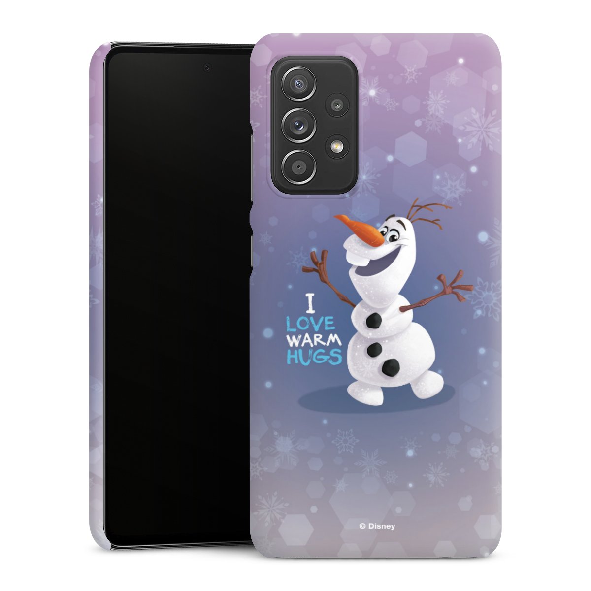 Galaxy A52s 5G Handy Premium Case Smartphone Handyhülle Schutzhülle matt Frozen Frozen Olaf Official Licensed Product Premium Case