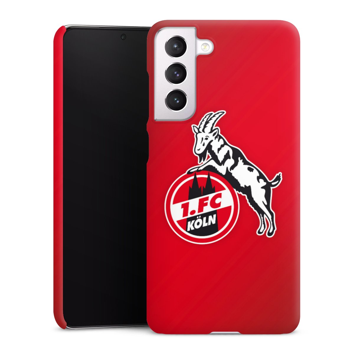 Galaxy S21 FE 5G Handy Premium Case Smartphone Handyhülle Schutzhülle matt Official Licensed Product Effzeh 1. Fc Köln Premium Case