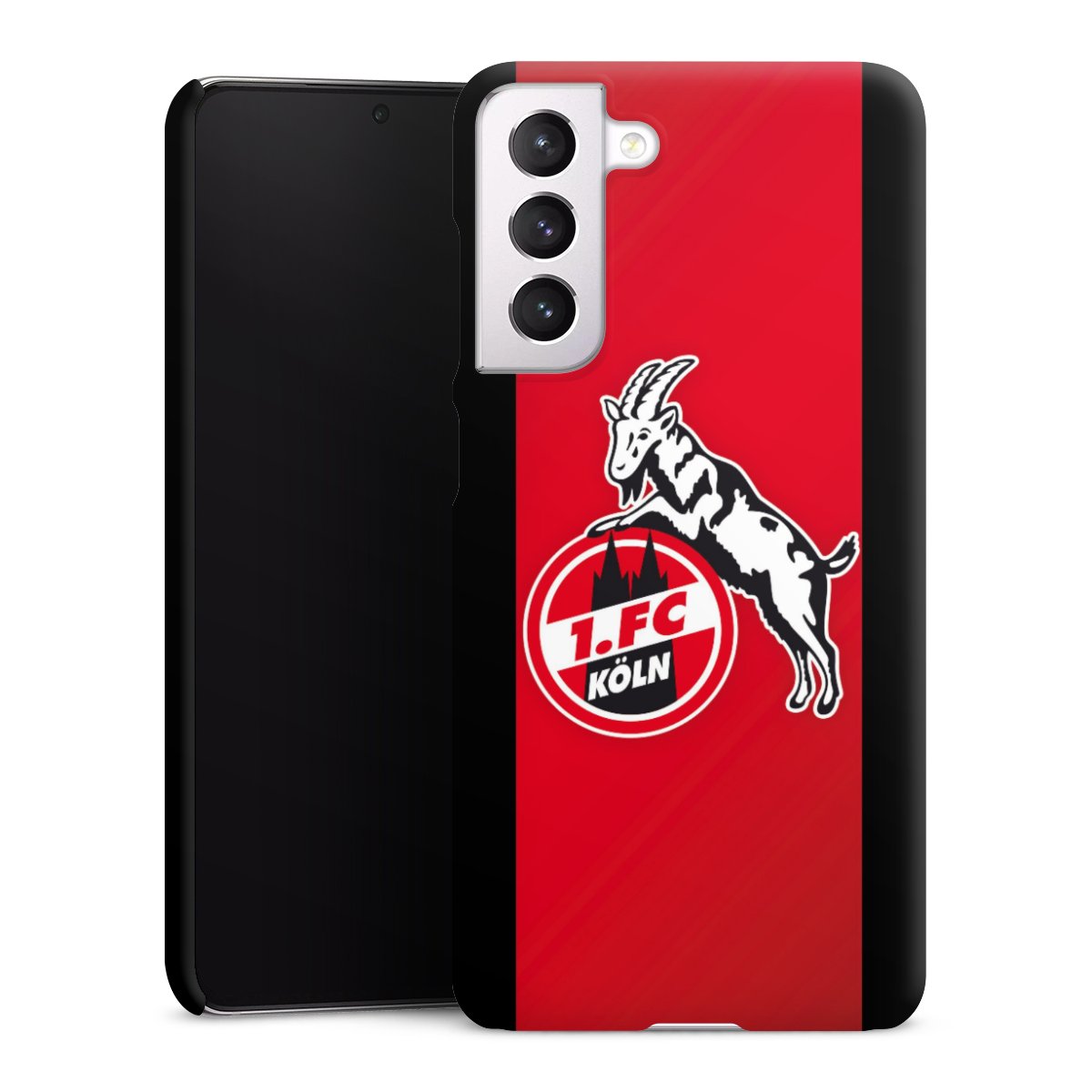 Galaxy S21 FE 5G Handy Premium Case Smartphone Handyhülle Schutzhülle matt Official Licensed Product Billy Goat Hennes 1. Fc Köln Premium Case