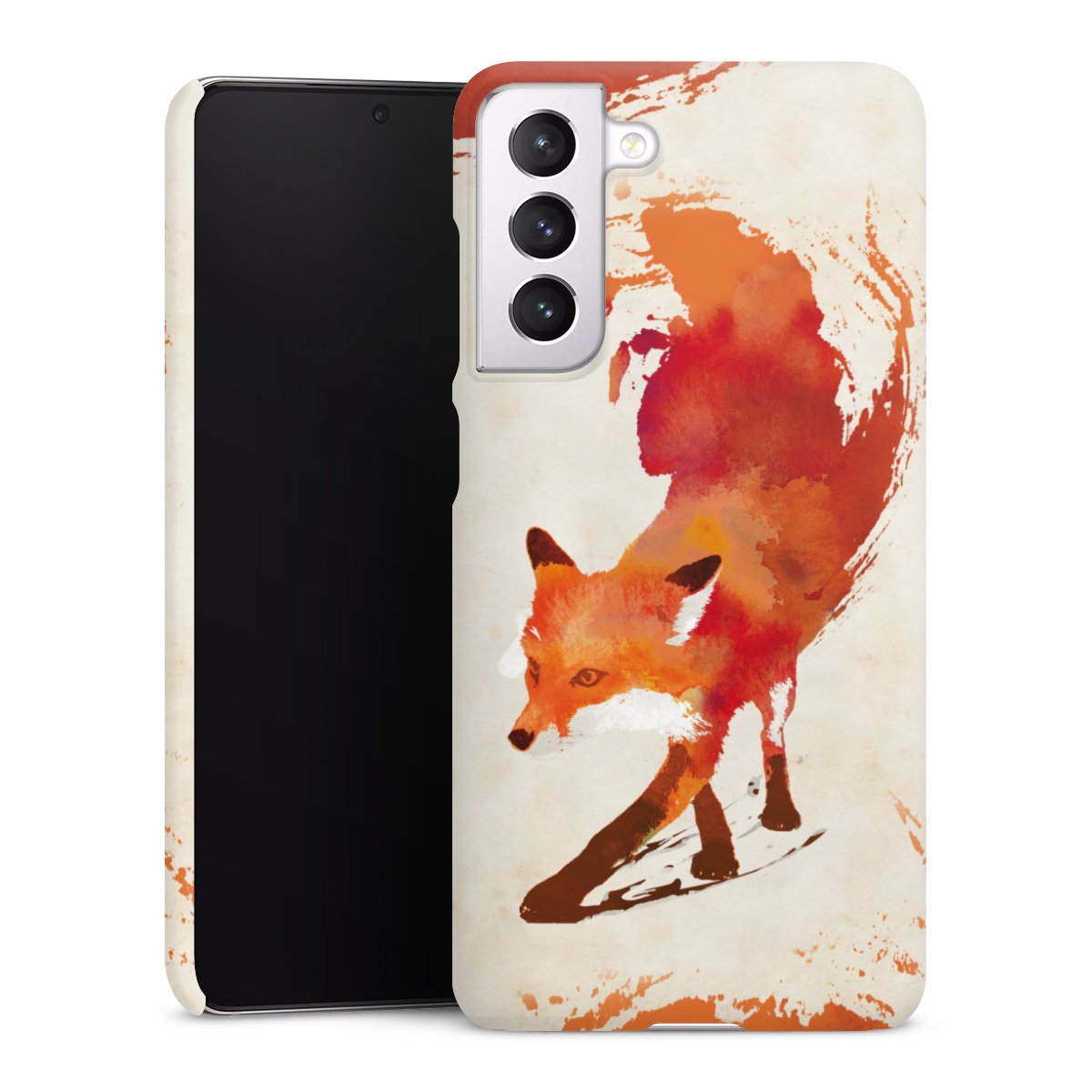 Galaxy S21 FE 5G Handy Premium Case Smartphone Handyhülle Schutzhülle matt Fox Graphic Premium Case