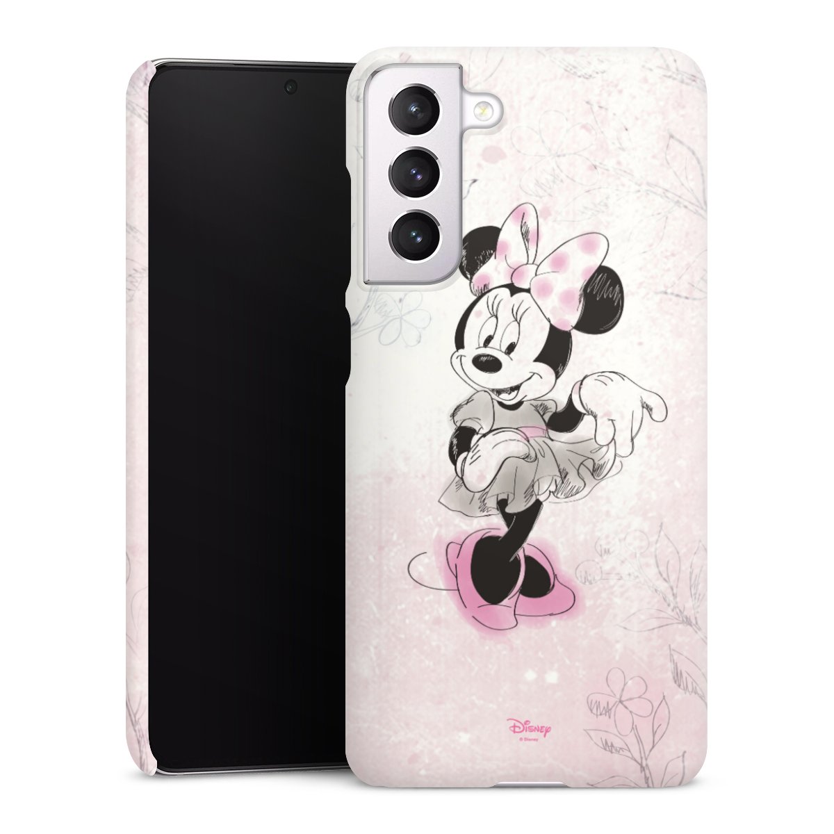 Galaxy S21 FE 5G Handy Premium Case Smartphone Handyhülle Schutzhülle matt Disney Minnie Mouse Vintage Premium Case