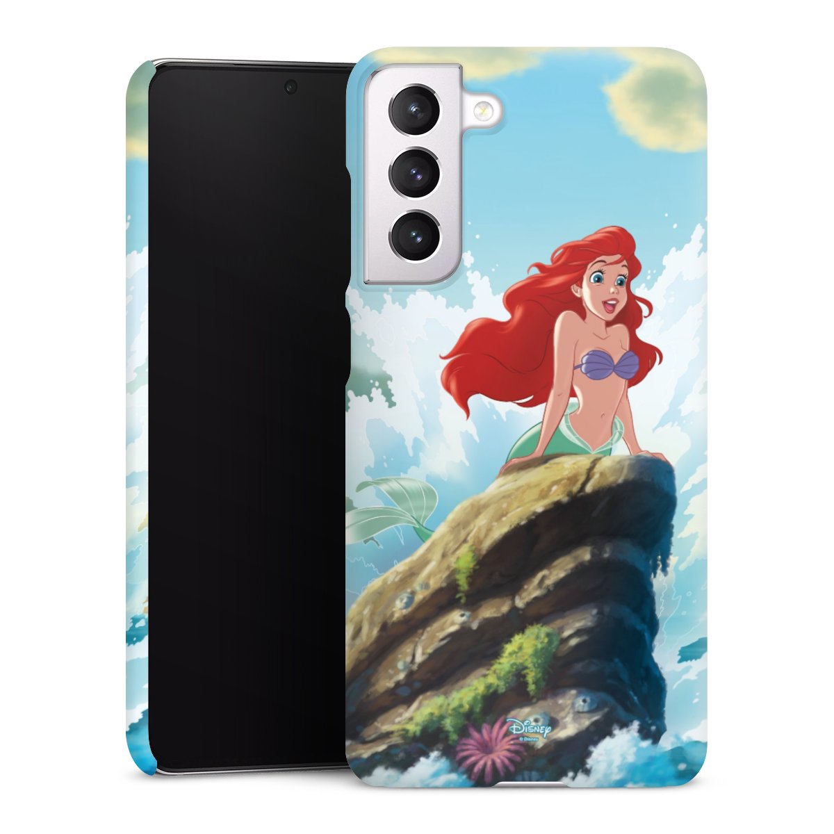 Galaxy S21 FE 5G Handy Premium Case Smartphone Handyhülle Schutzhülle matt Mermaid Arielle Die Meerjungfrau Official Licensed Product Premium Case