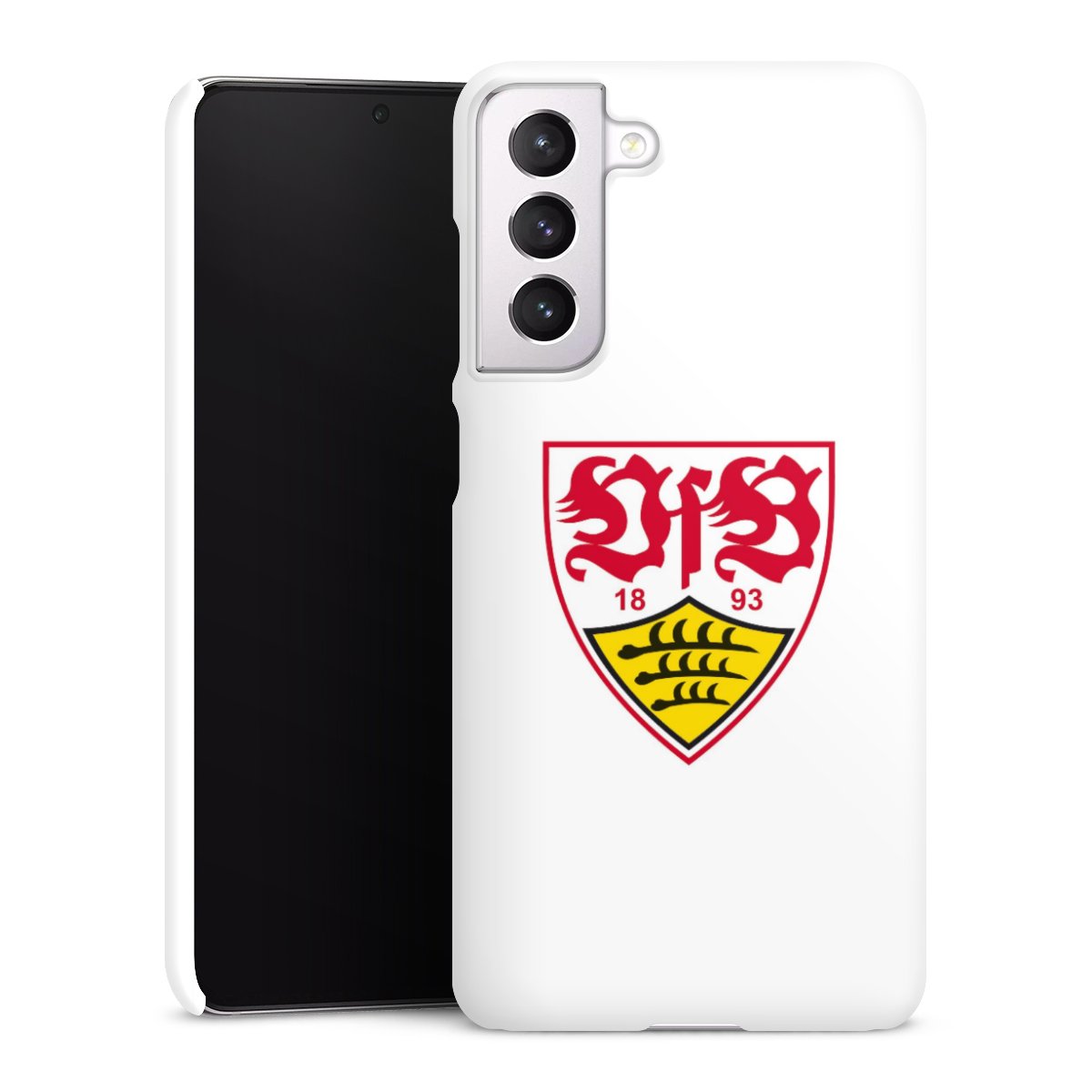 Galaxy S21 FE 5G Handy Premium Case Smartphone Handyhülle Schutzhülle matt Logo Official Licensed Product Vfb Stuttgart Premium Case