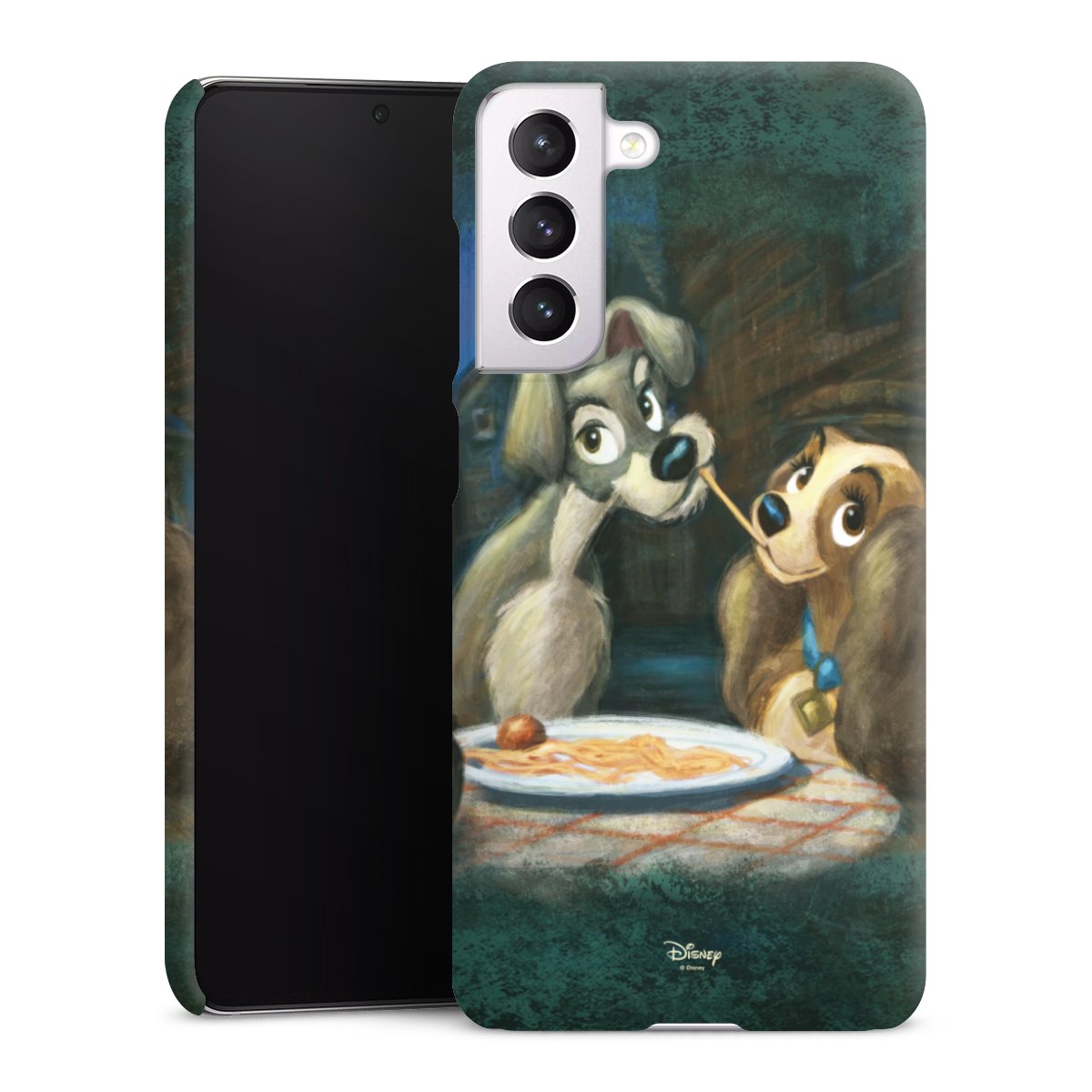 Galaxy S21 FE 5G Handy Premium Case Smartphone Handyhülle Schutzhülle matt Lady And The Tramp Official Licensed Product Disney Premium Case