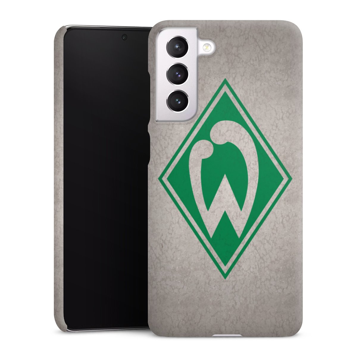 Galaxy S21 FE 5G Handy Premium Case Smartphone Handyhülle Schutzhülle matt Sv Werder Bremen Concrete Official Licensed Product Premium Case