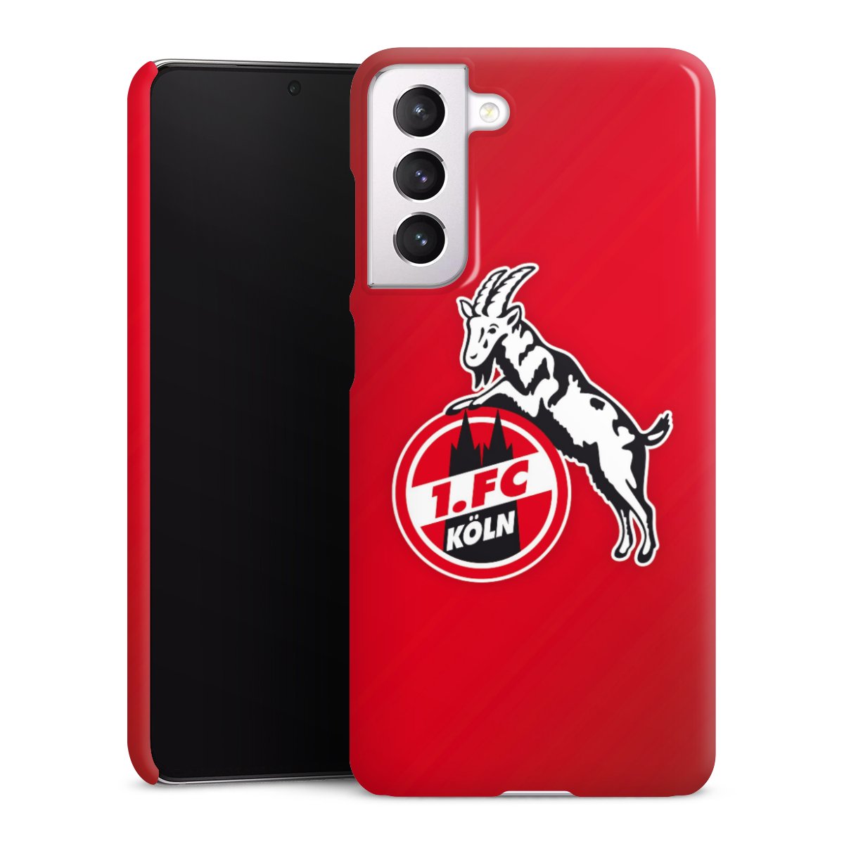 Galaxy S21 FE 5G Handy Premium Case Smartphone Handyhülle Schutzhülle glänzend Official Licensed Product Effzeh 1. Fc Köln Premium Case