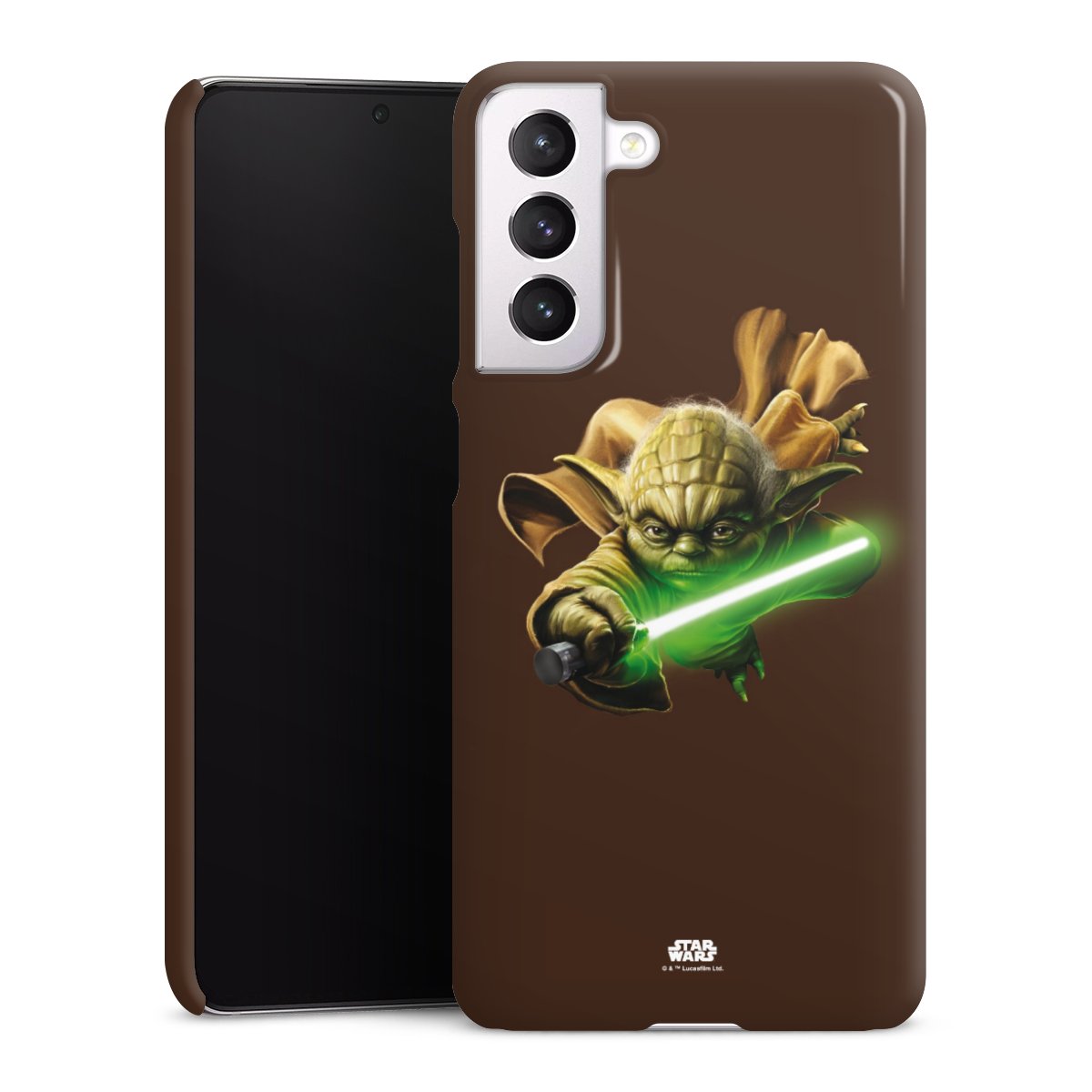 Galaxy S21 FE 5G Handy Premium Case Smartphone Handyhülle Schutzhülle glänzend Yoda Merchandise Star Wars Premium Case