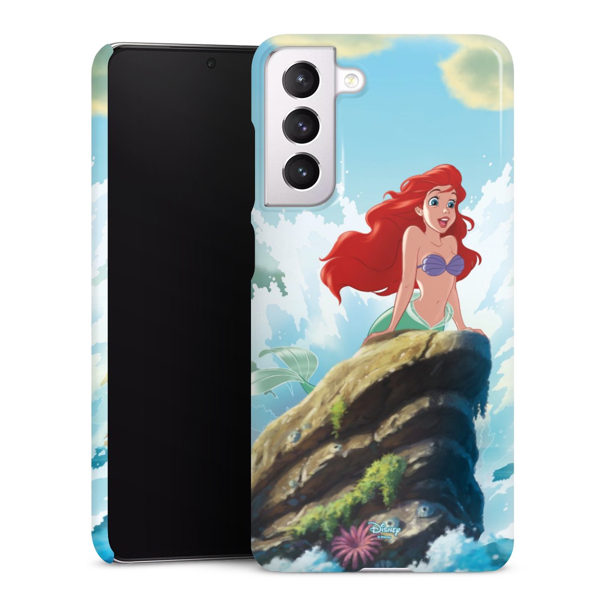 Galaxy S21 FE 5G Handy Premium Case Smartphone Handyhülle Schutzhülle glänzend Mermaid Arielle Die Meerjungfrau Official Licensed Product Premium Case