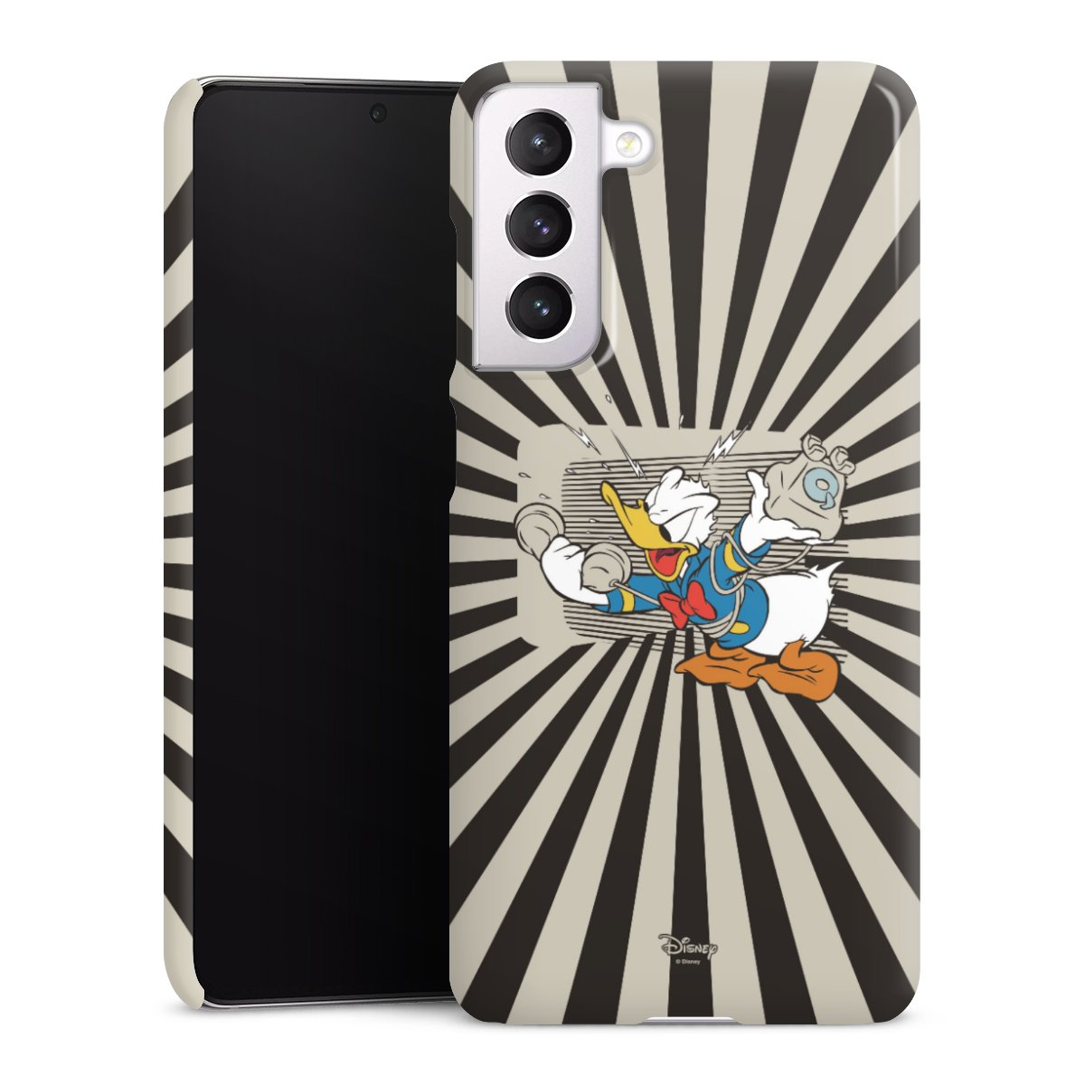 Galaxy S21 FE 5G Handy Premium Case Smartphone Handyhülle Schutzhülle glänzend Donald Duck Disney Official Licensed Product Premium Case