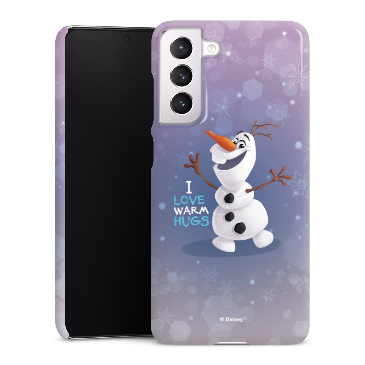 Galaxy S21 FE 5G Handy Premium Case Smartphone Handyhülle Schutzhülle glänzend Frozen Frozen Olaf Official Licensed Product Premium Case