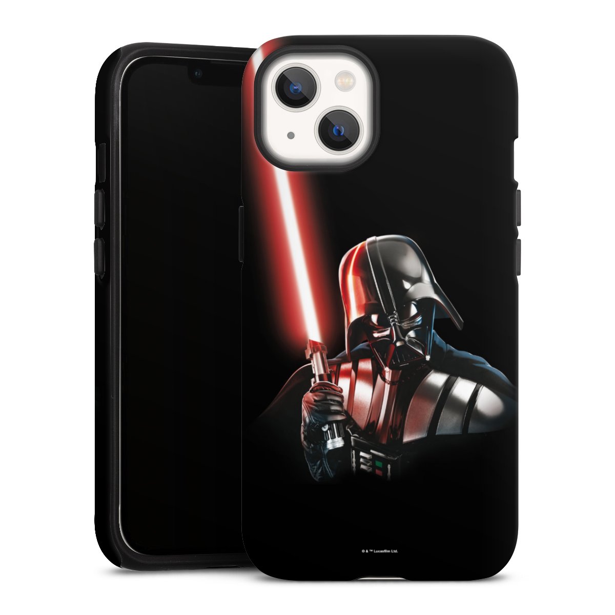 iPhone 13 Handy Panzer Handyhülle robuste Outdoor Hülle Schutzhülle matt Star Wars Merchandise Darth Vader Tough Case