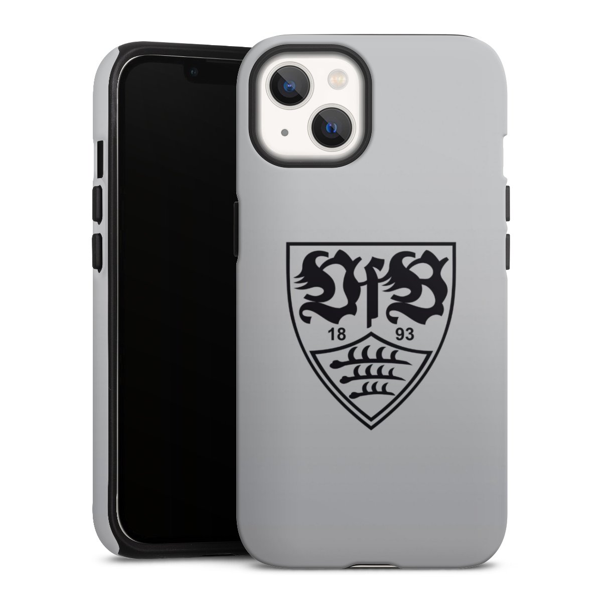 iPhone 13 Handy Panzer Handyhülle robuste Outdoor Hülle Schutzhülle matt Logo Vfb Stuttgart Official Licensed Product Tough Case