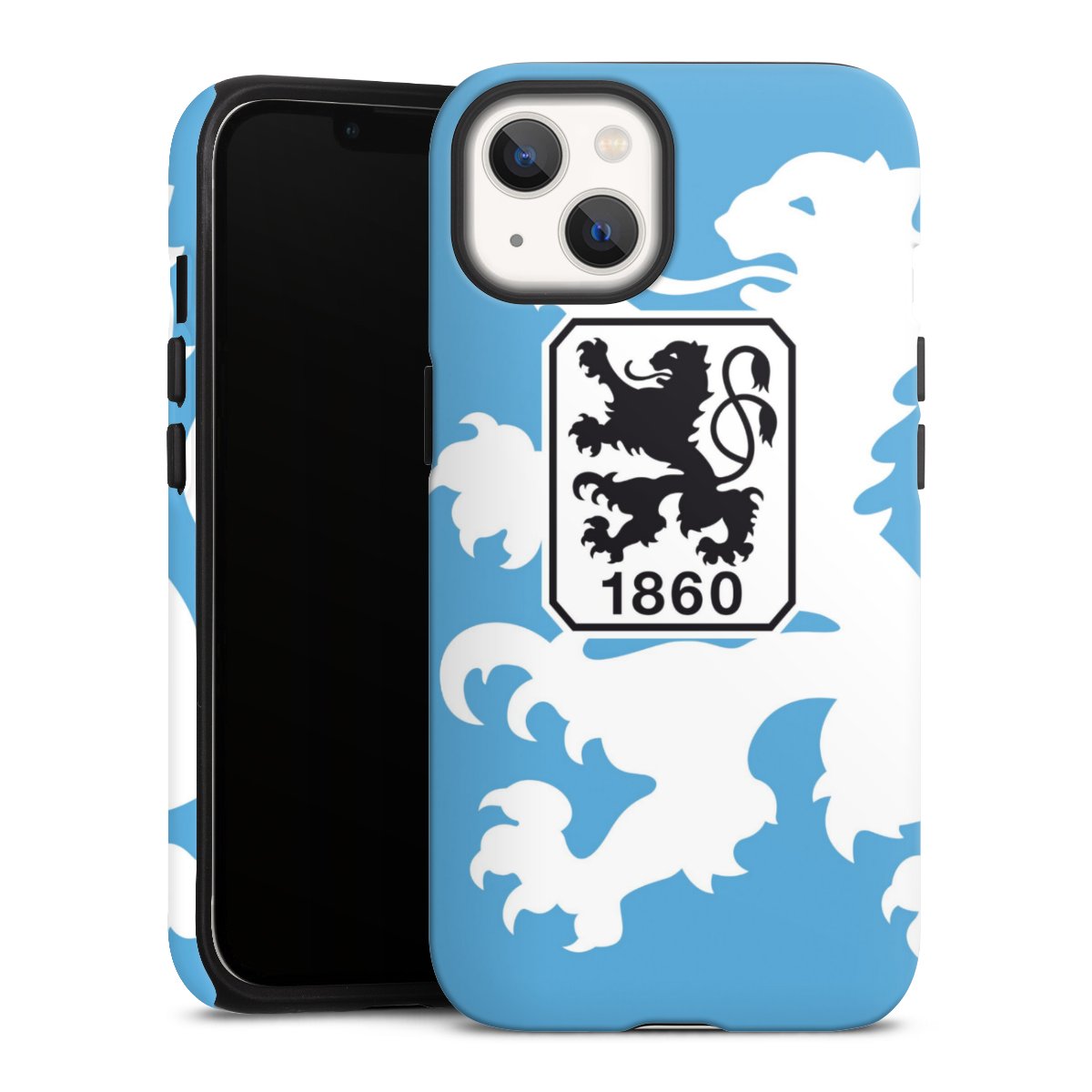 iPhone 13 Handy Panzer Handyhülle robuste Outdoor Hülle Schutzhülle matt Coat Of Arms Official Licensed Product Tough Case