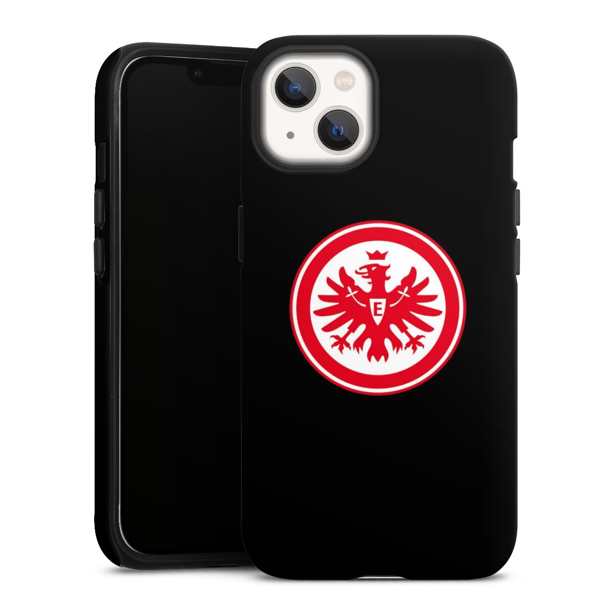 iPhone 13 Handy Panzer Handyhülle robuste Outdoor Hülle Schutzhülle matt Eintracht Frankfurt Sge Eagle Tough Case