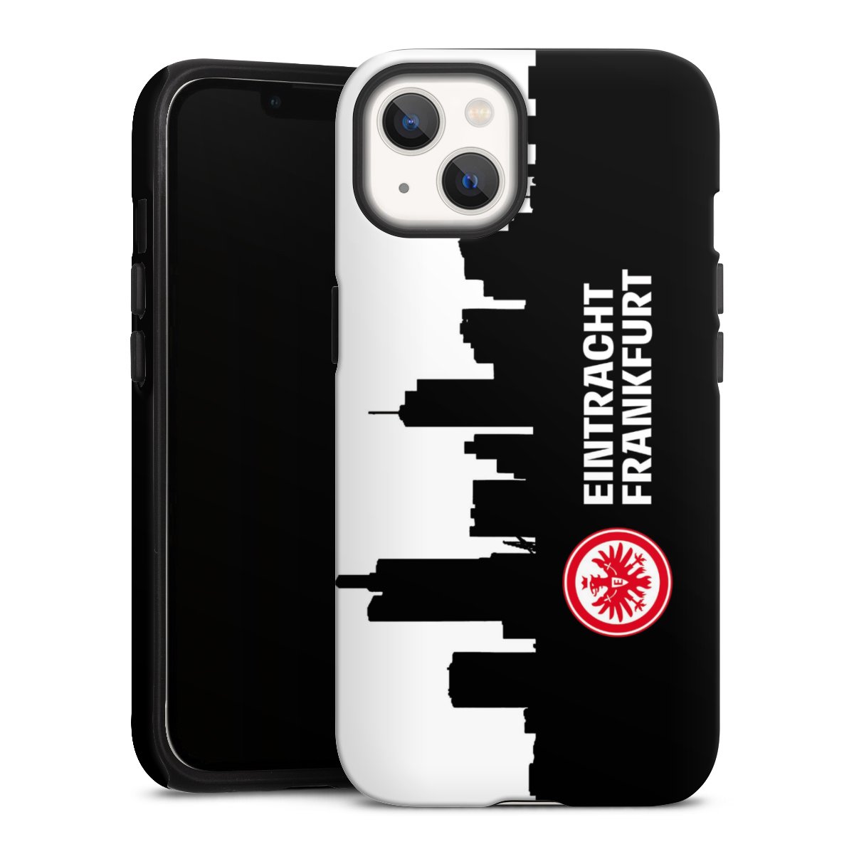 iPhone 13 Handy Panzer Handyhülle robuste Outdoor Hülle Schutzhülle matt Sge Eintracht Frankfurt Official Licensed Product Tough Case