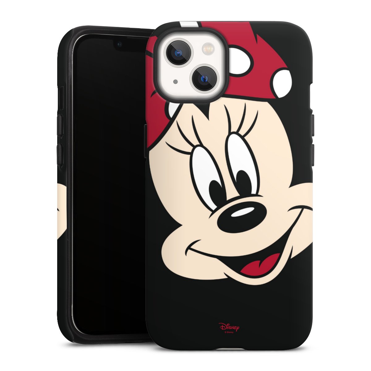 iPhone 13 Handy Panzer Handyhülle robuste Outdoor Hülle Schutzhülle matt Minnie Mouse Official Licensed Product Disney Tough Case