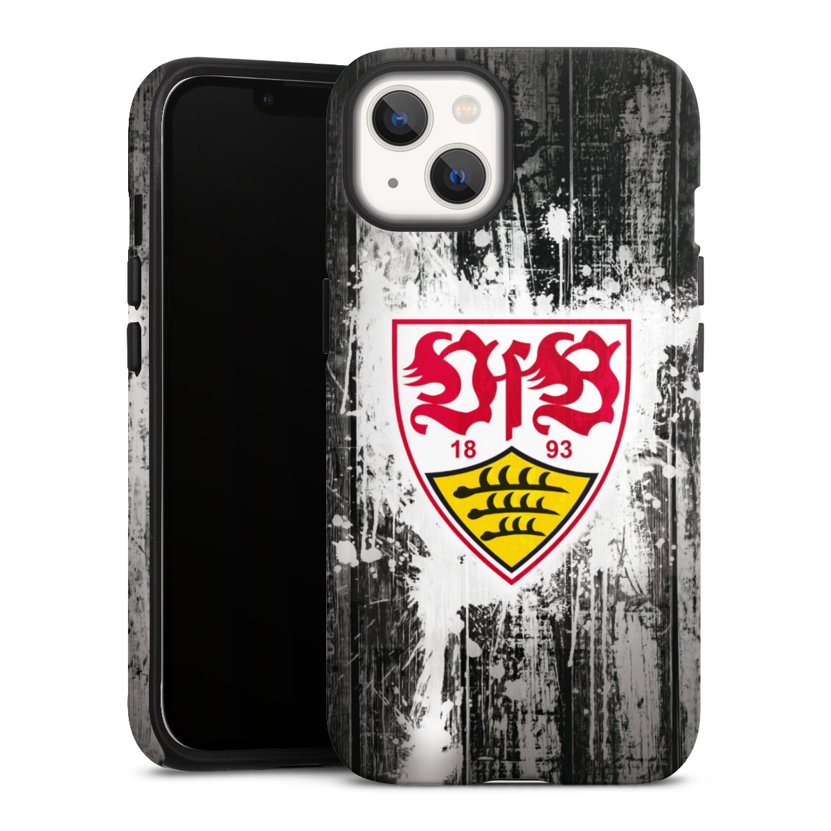 iPhone 13 Handy Panzer Handyhülle robuste Outdoor Hülle Schutzhülle matt Vfb Stuttgart Official Licensed Product Tough Case